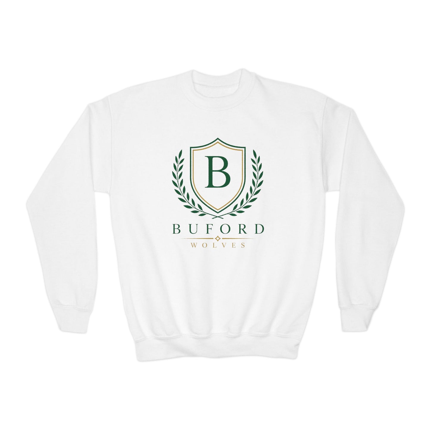 Buford Crest Logo Youth Sweatshirt