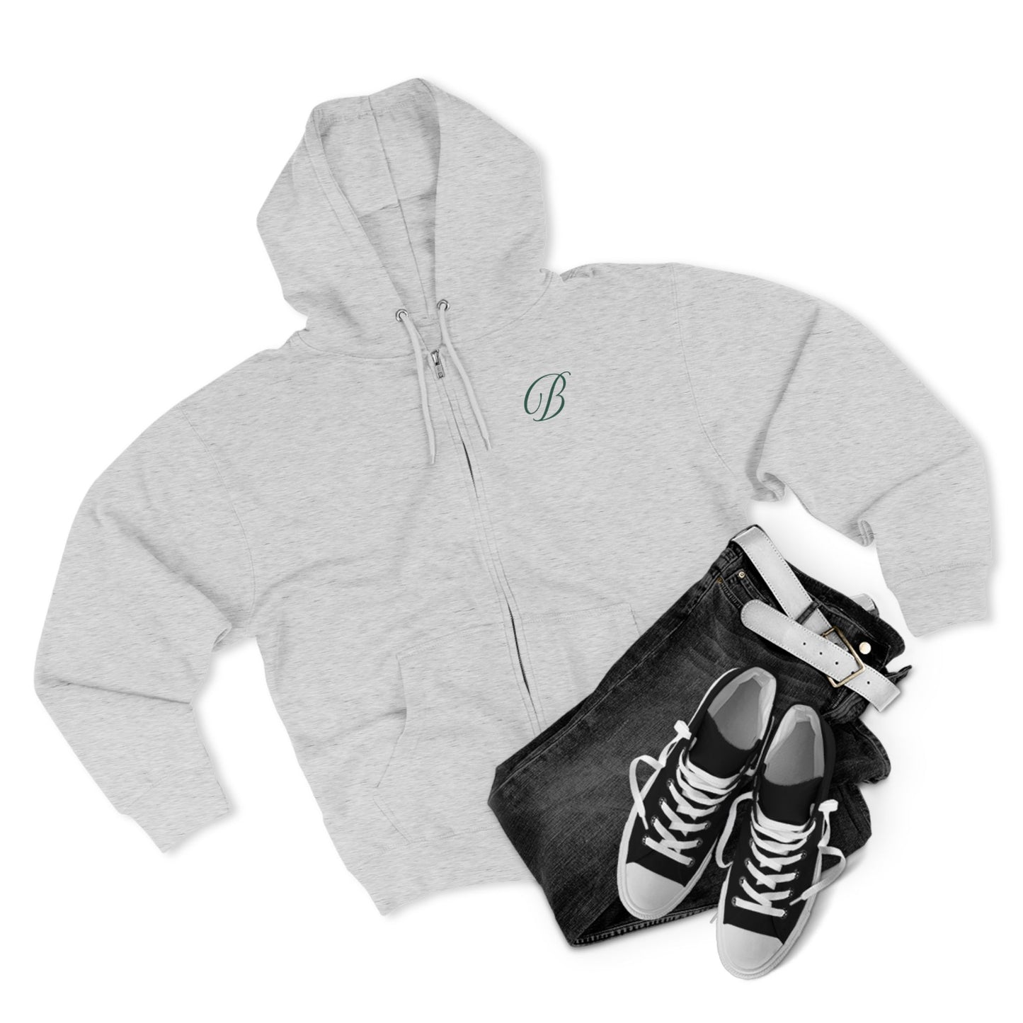 Buford Wolves Script Zip Hoodie