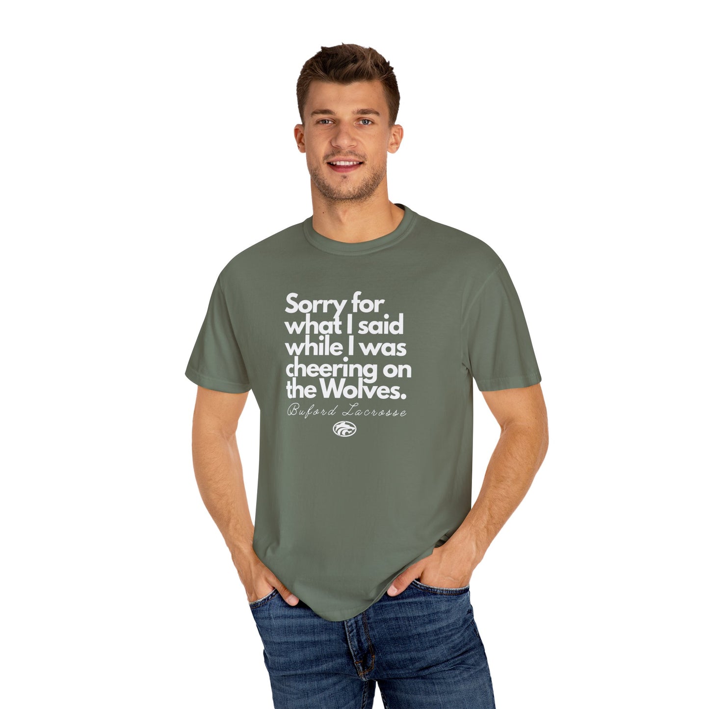 Sorry (Not Sorry) Lacrosse Comfort Colors Adult Tee