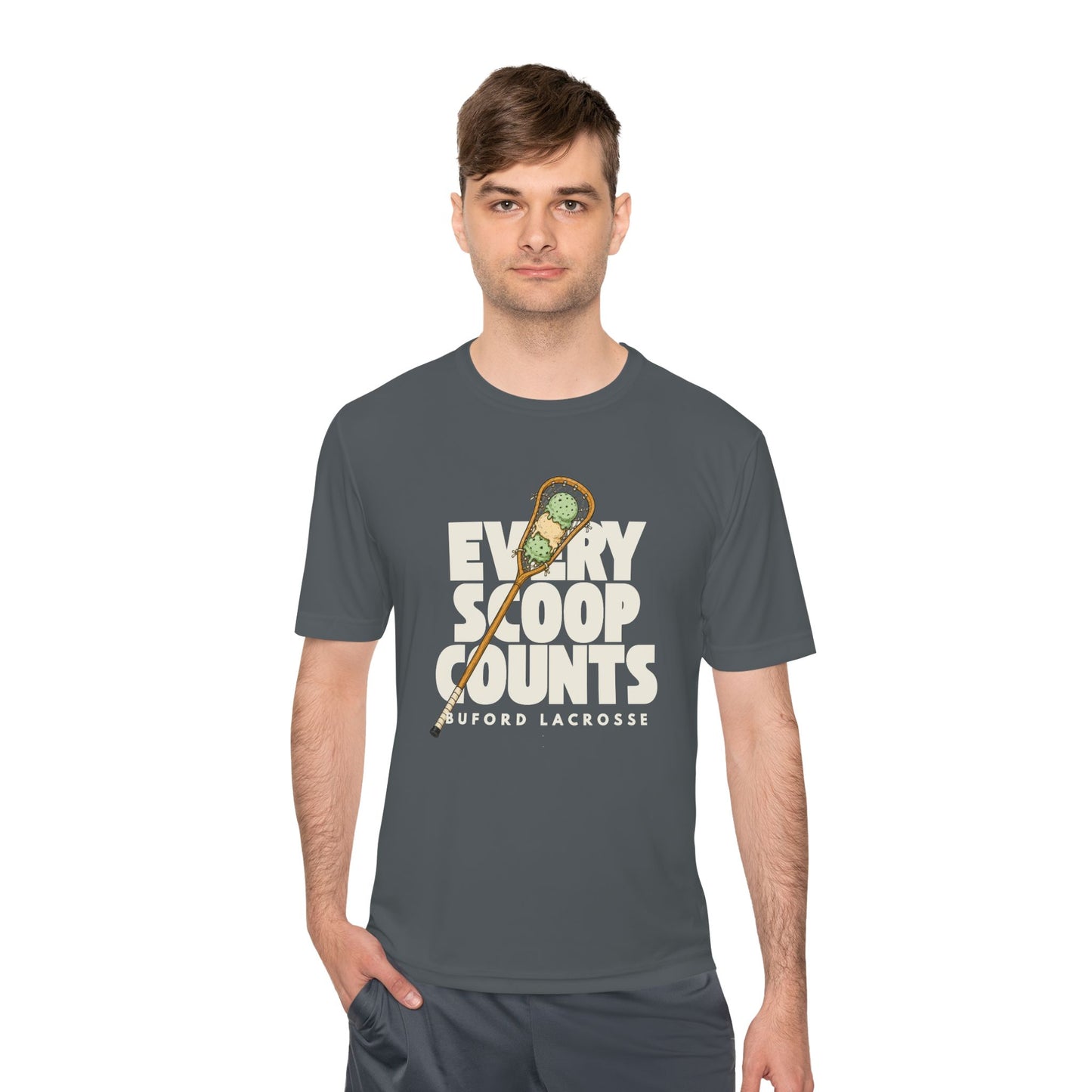 Lacrosse 'Every Scoop Counts' Moisture-Wicking Tee