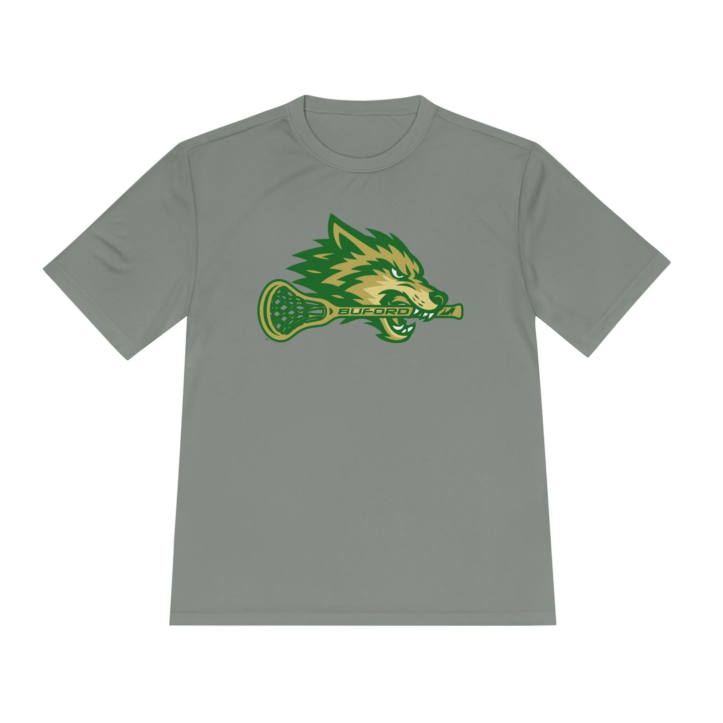 Lacrosse Wolf Adult Sport Tek Tee