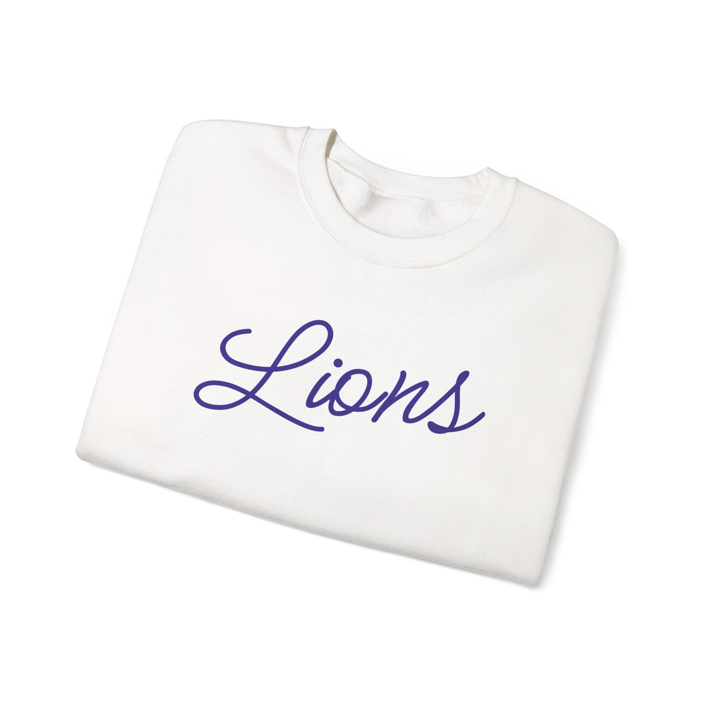 Lions Script Crewneck Sweatshirt