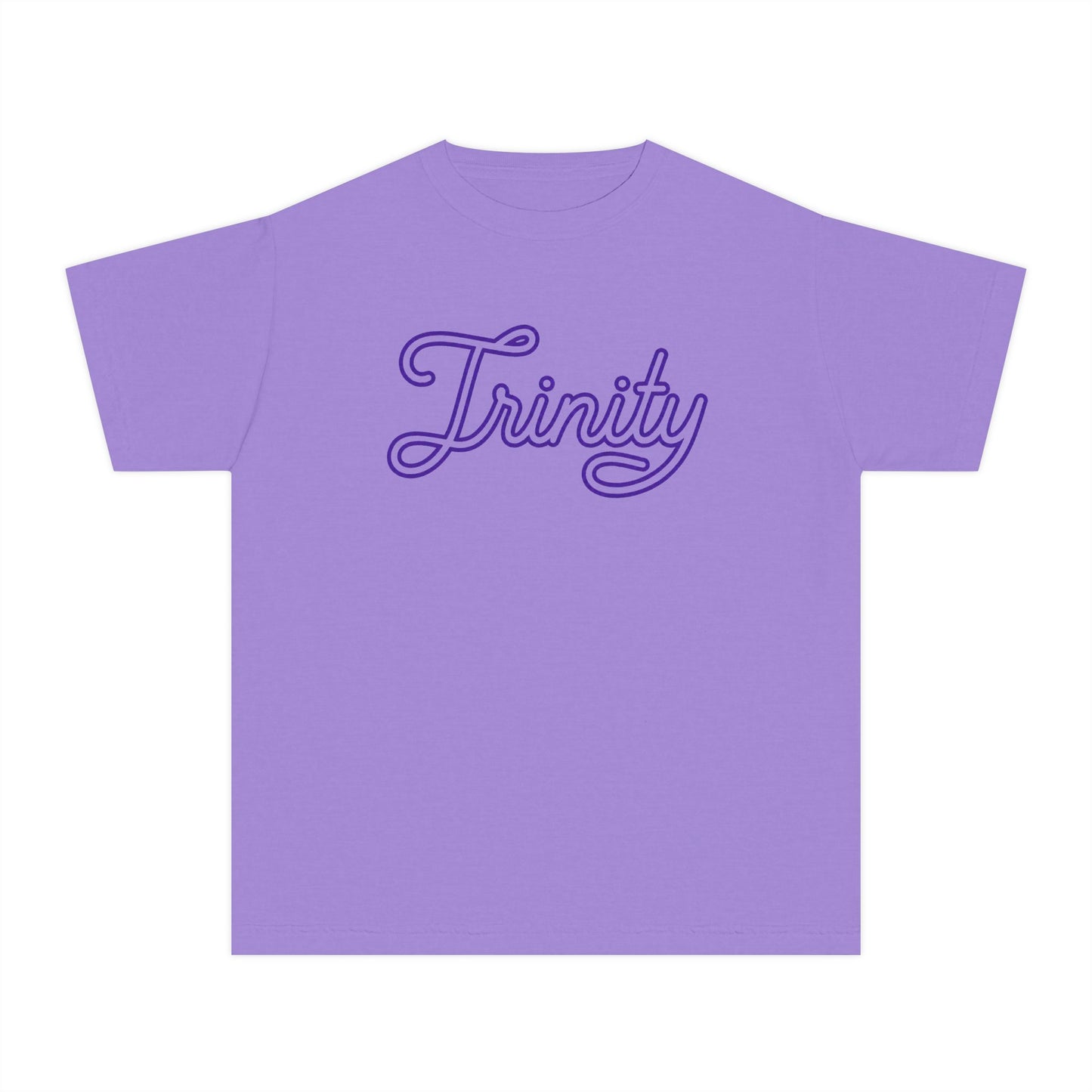 Trinity Cursive Comfort Colors Youth Tee