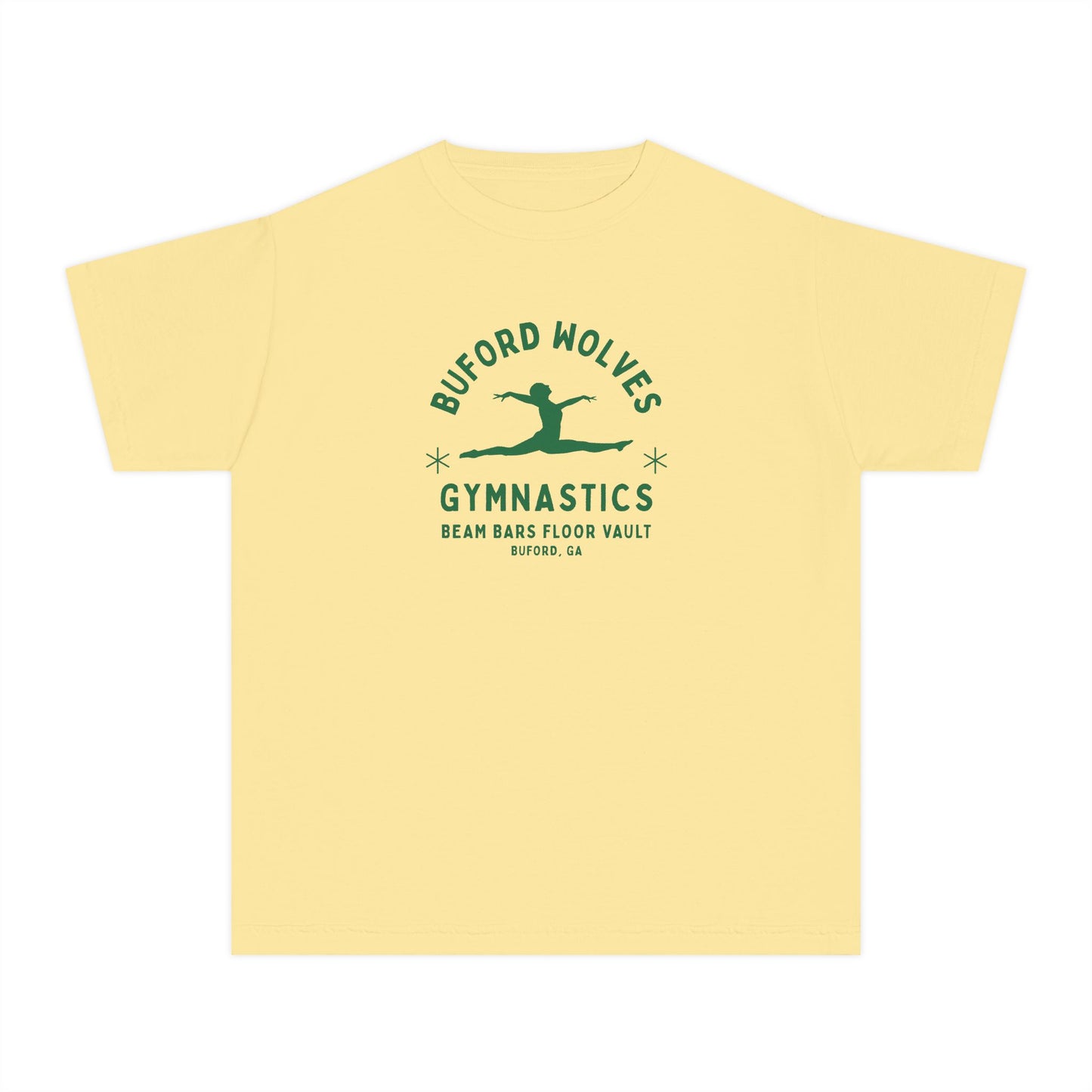 Buford Gymnastics Youth Comfort Colors Tee