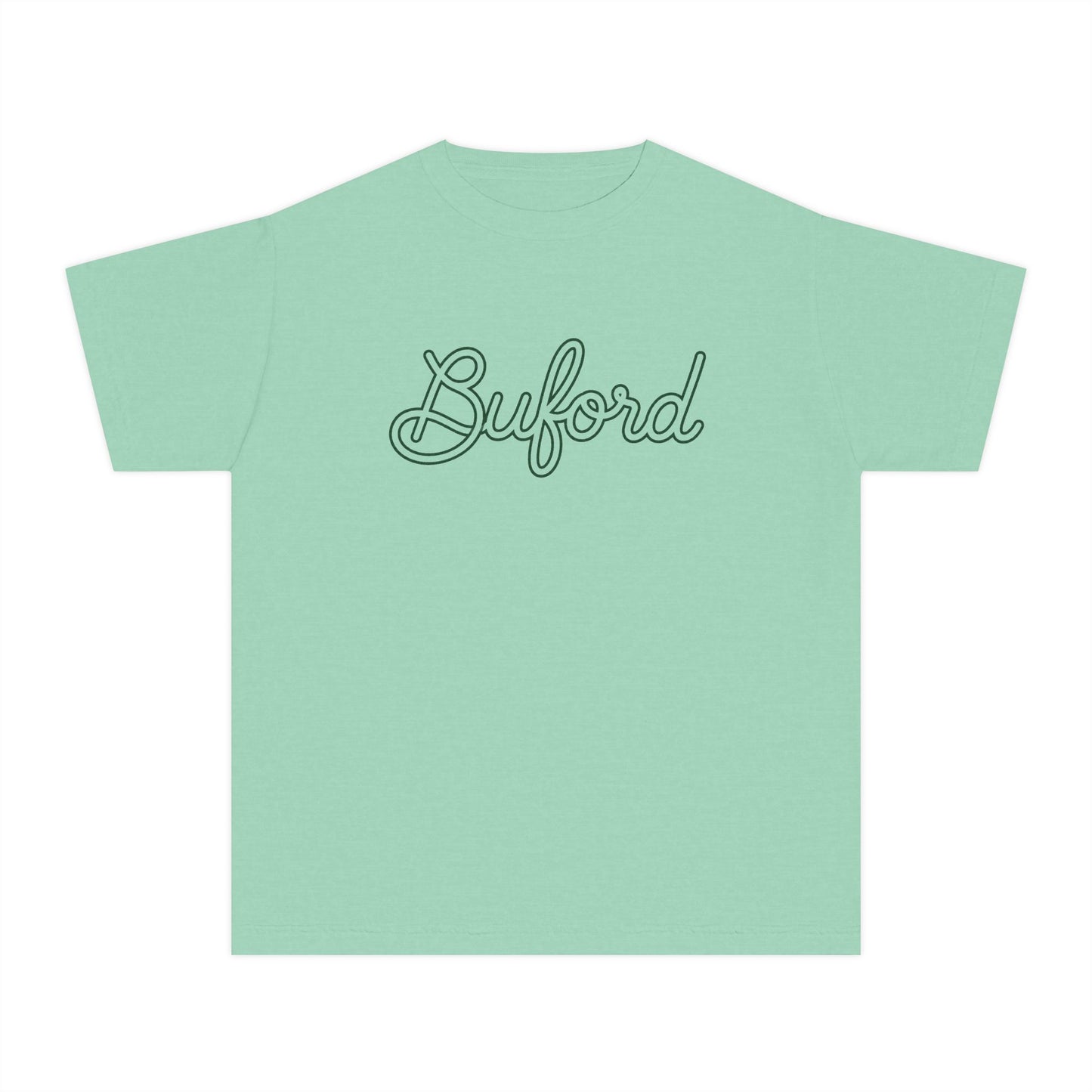 Buford New Script Youth Tee