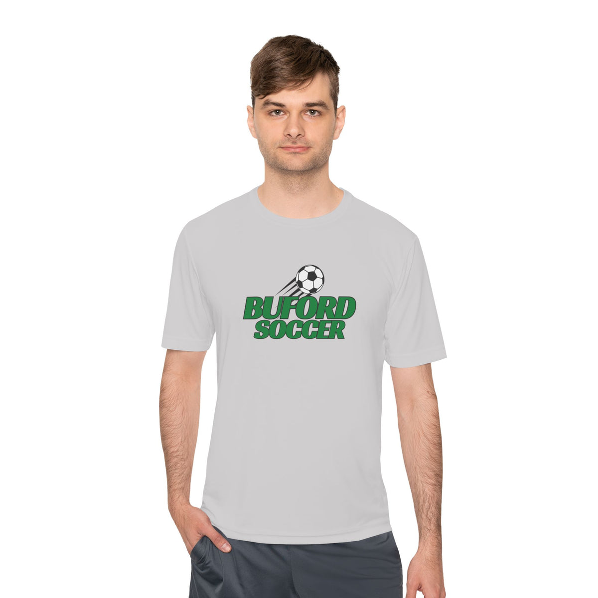 Adult Unisex Moisture Wicking  Buford Soccer Tee