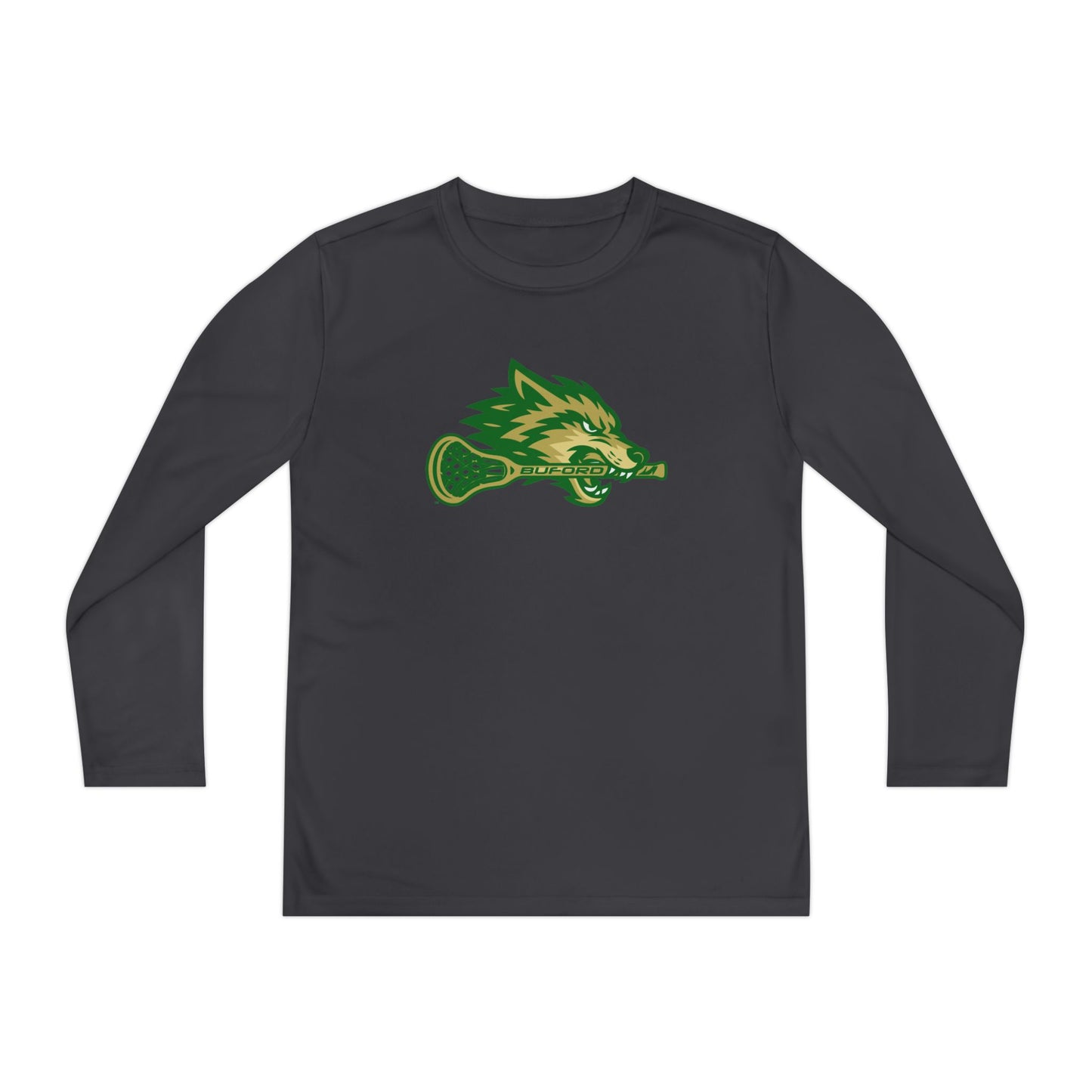 Youth Long Sleeve Lax Wolf Competitor Tee