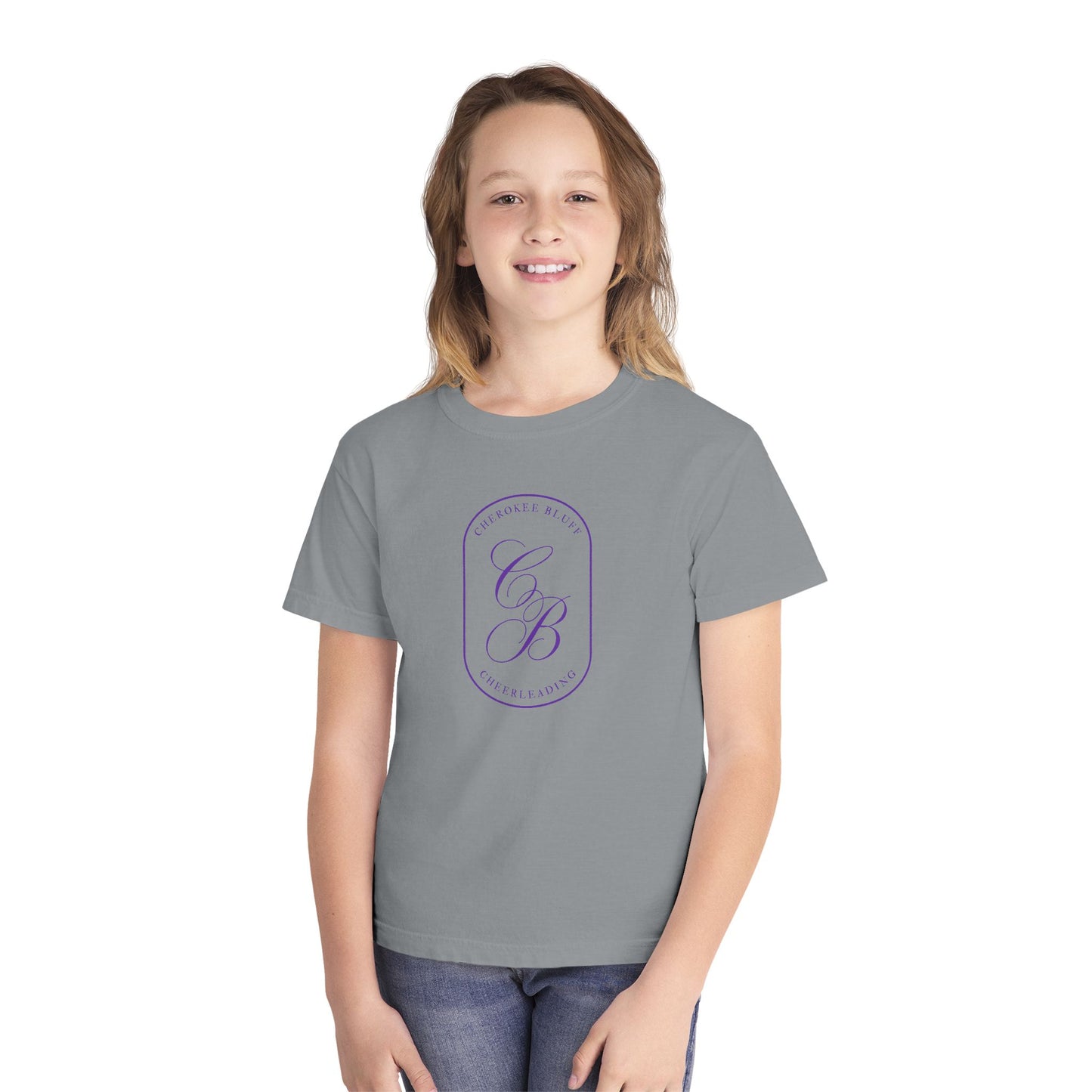 Cherokee Bluff Monogram Youth Cheer Tee