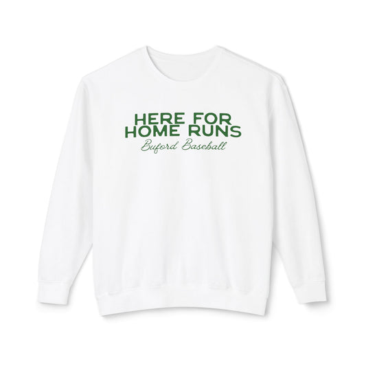 Here For Home Runs Baseball Crewneck Sweatshirt