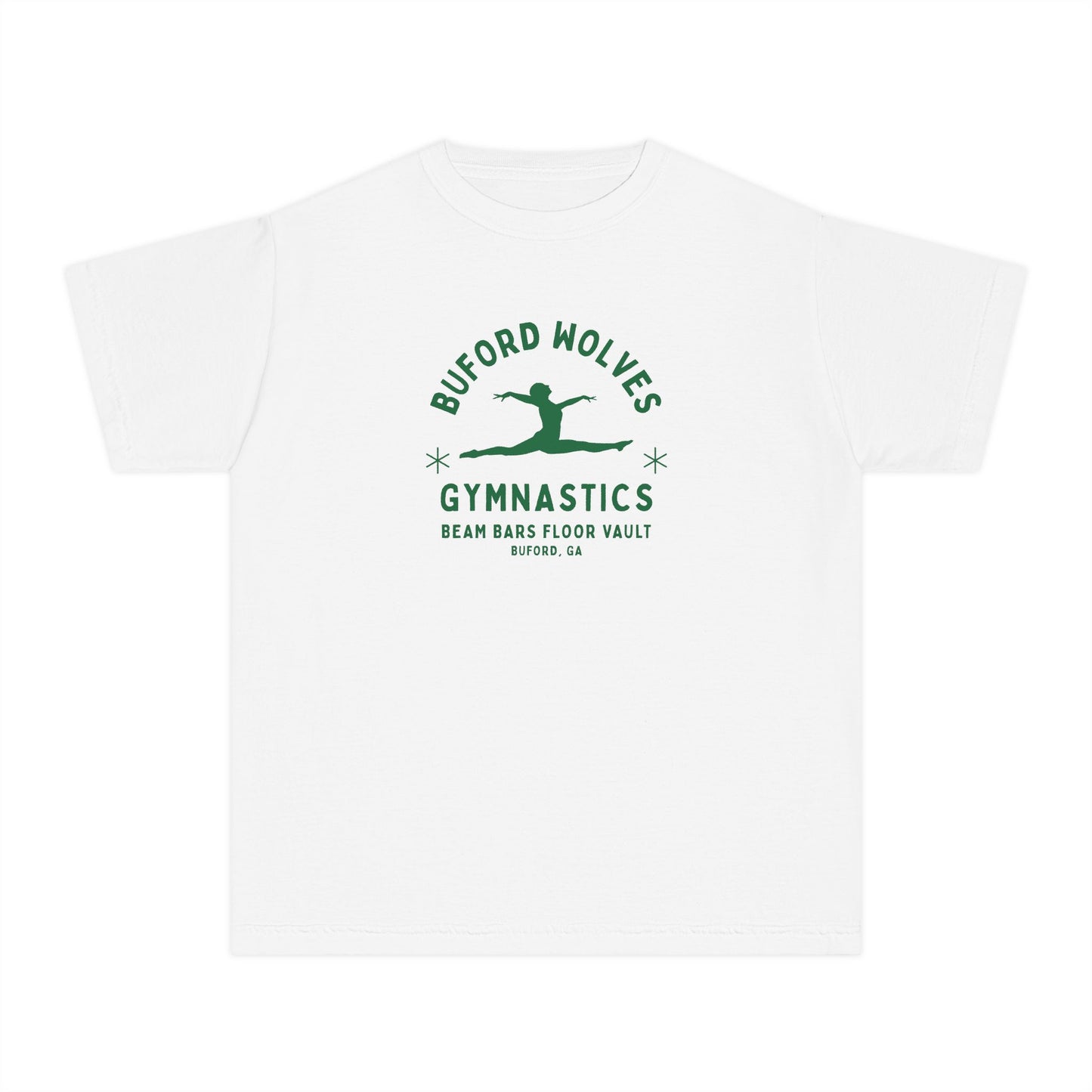 Buford Gymnastics Youth Comfort Colors Tee