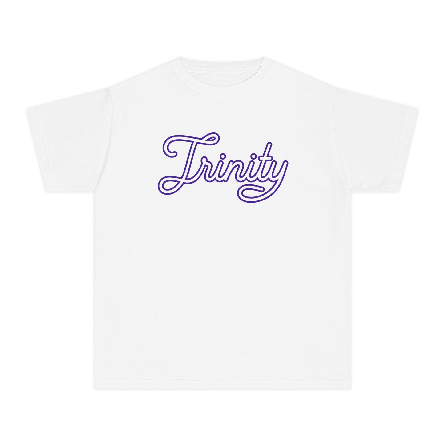 Trinity Cursive Comfort Colors Youth Tee