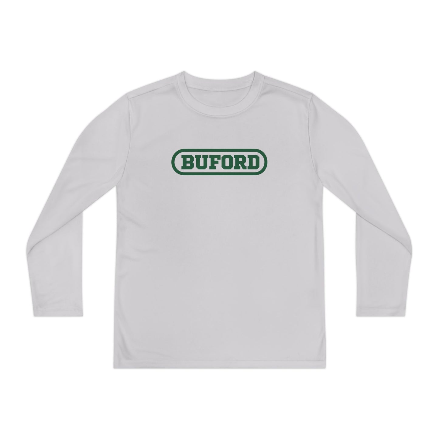 Buford Youth Long Sleeve Tee — Retro Athletic Logo