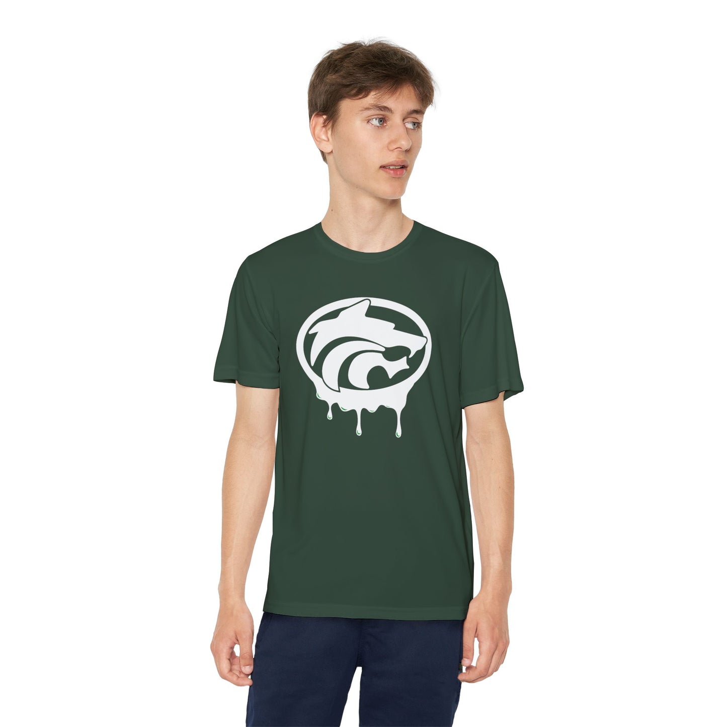 Wolf Drip Youth SportTek Tee