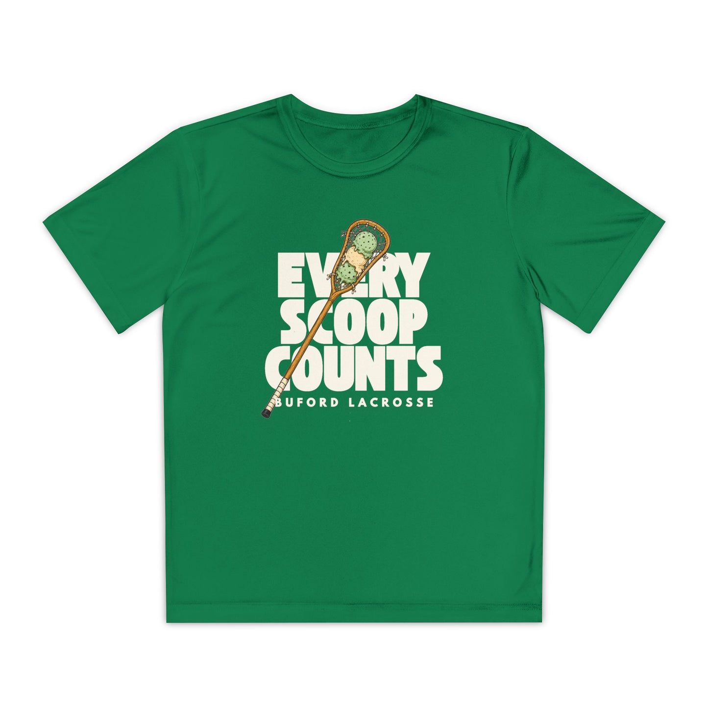 Every Scoop Counts Youth Sport Tek Tee