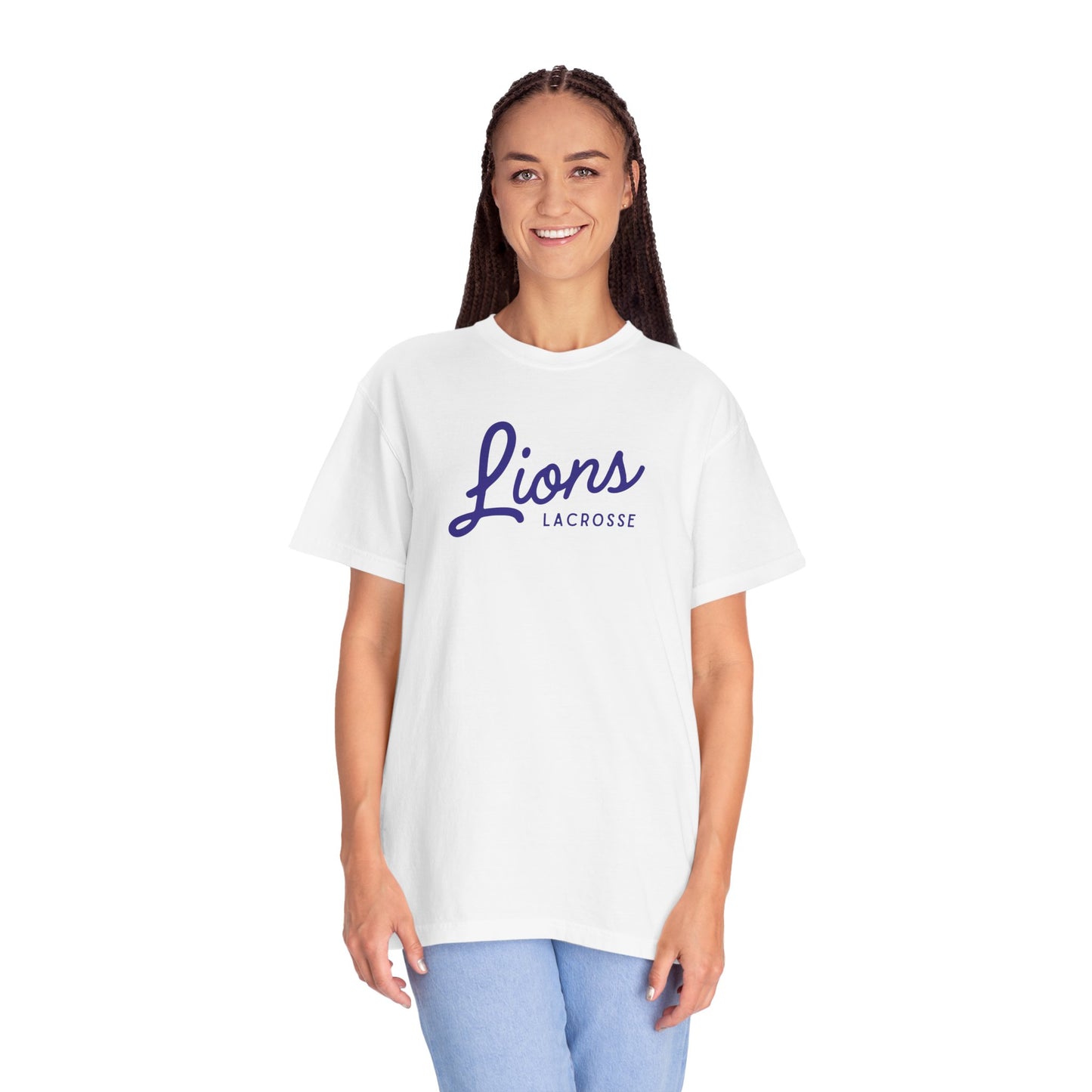 Lions Lacrosse Unisex Garment-Dyed T-Shirt