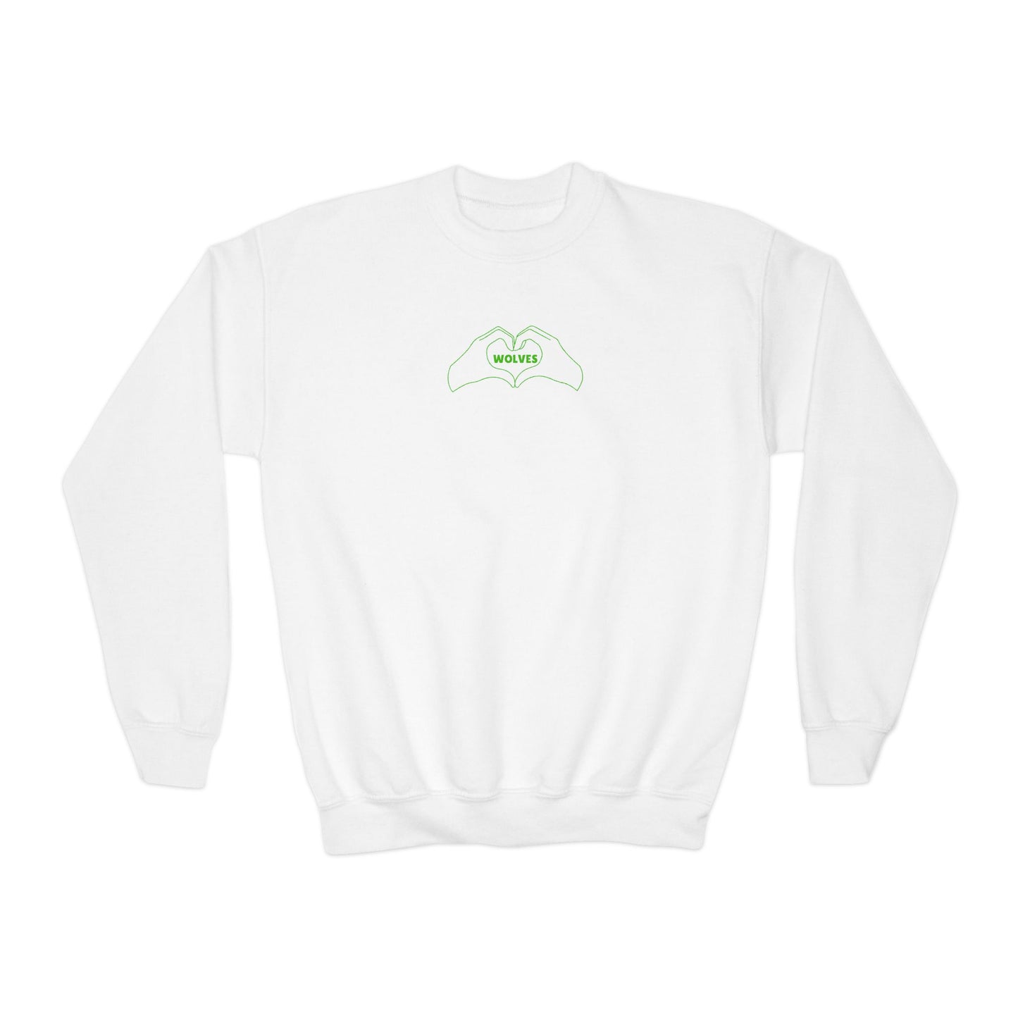Buford Heart In Hand Crewneck Youth Sweatshirt
