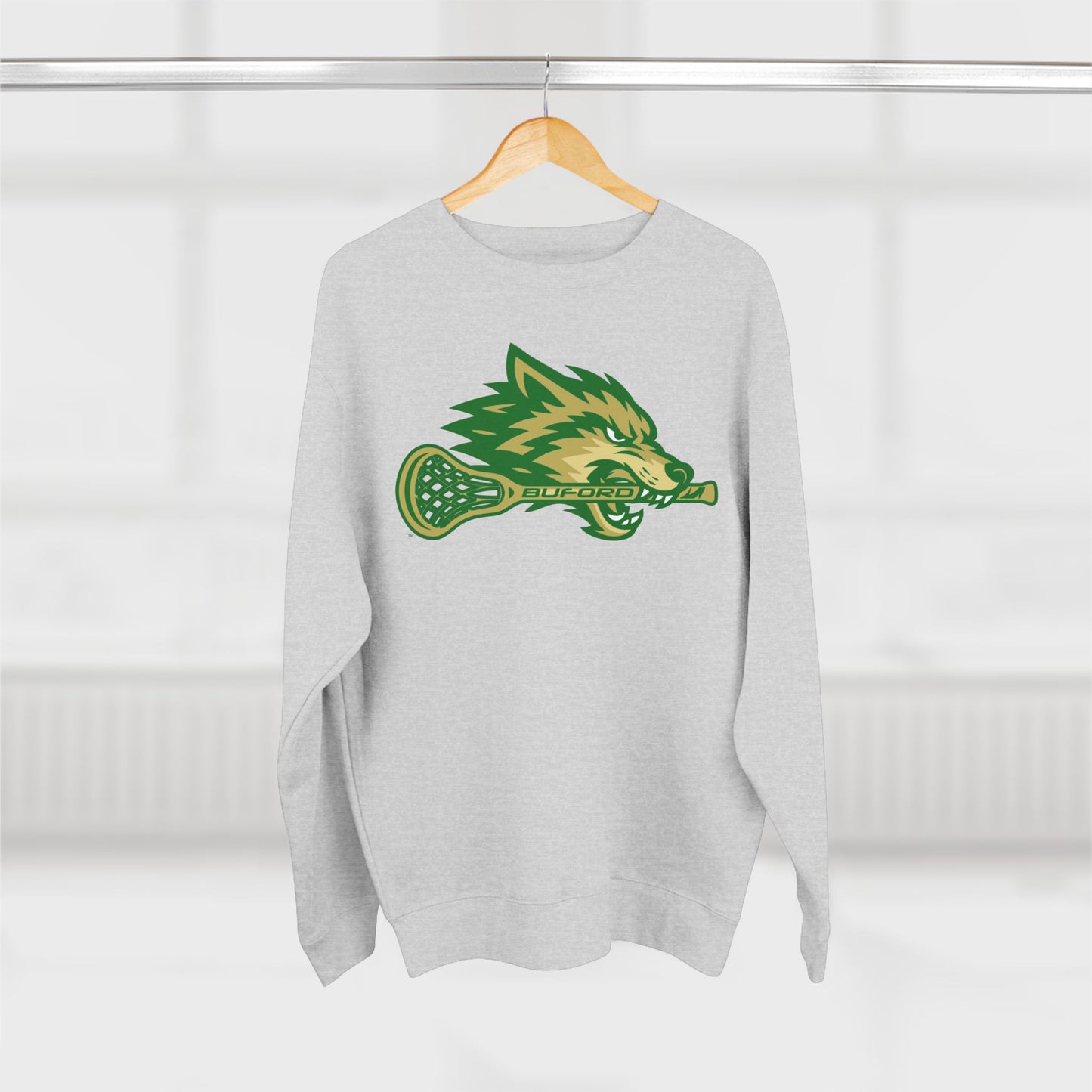Wolf Lacrosse Crewneck Sweatshirt