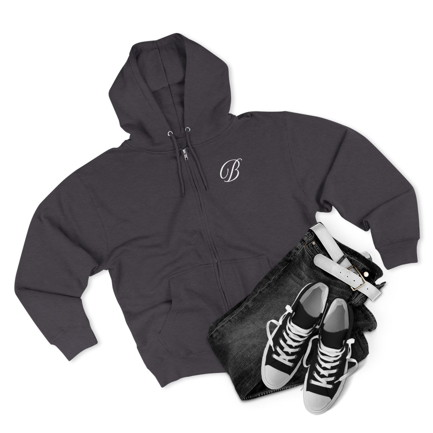 Buford Wolves Script Zip Hoodie
