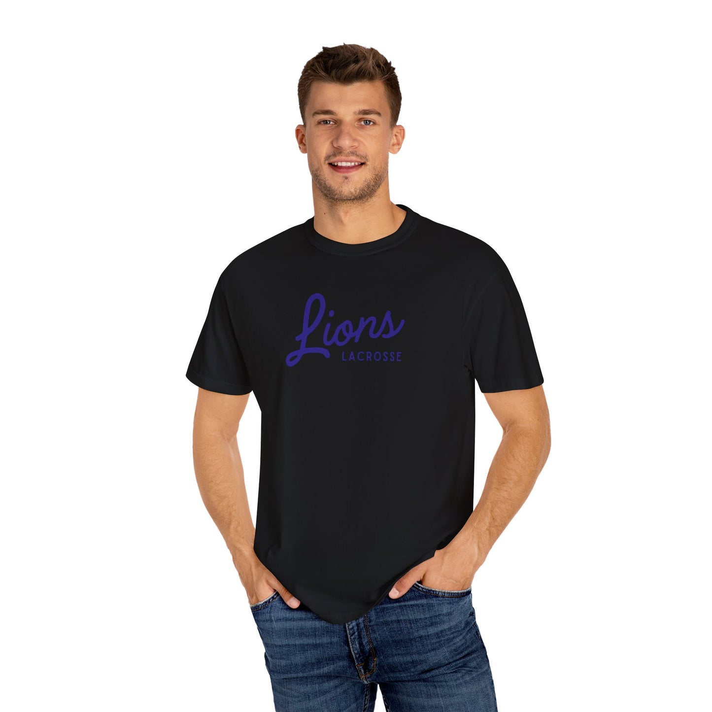 Lions Lacrosse Unisex Garment-Dyed T-Shirt