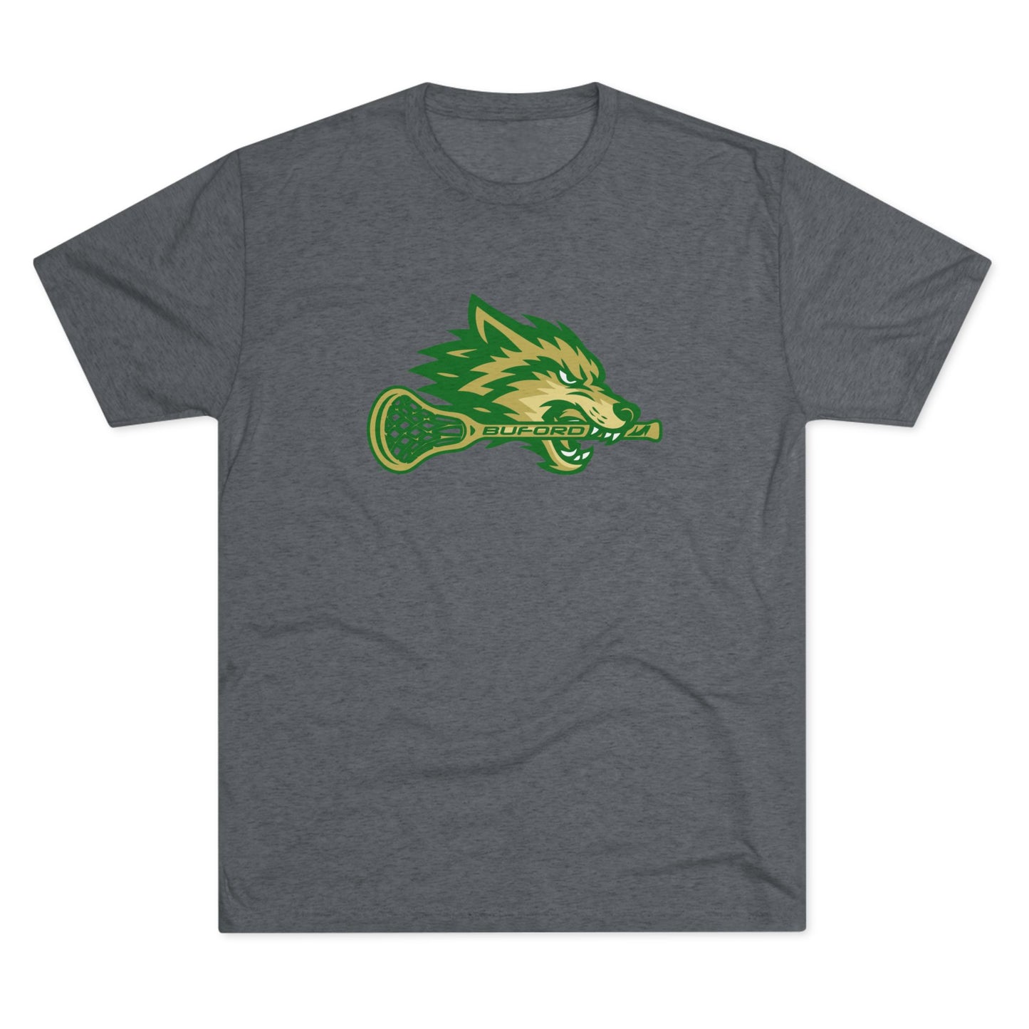 The Lacrosse Wolf Tri Blend Tee