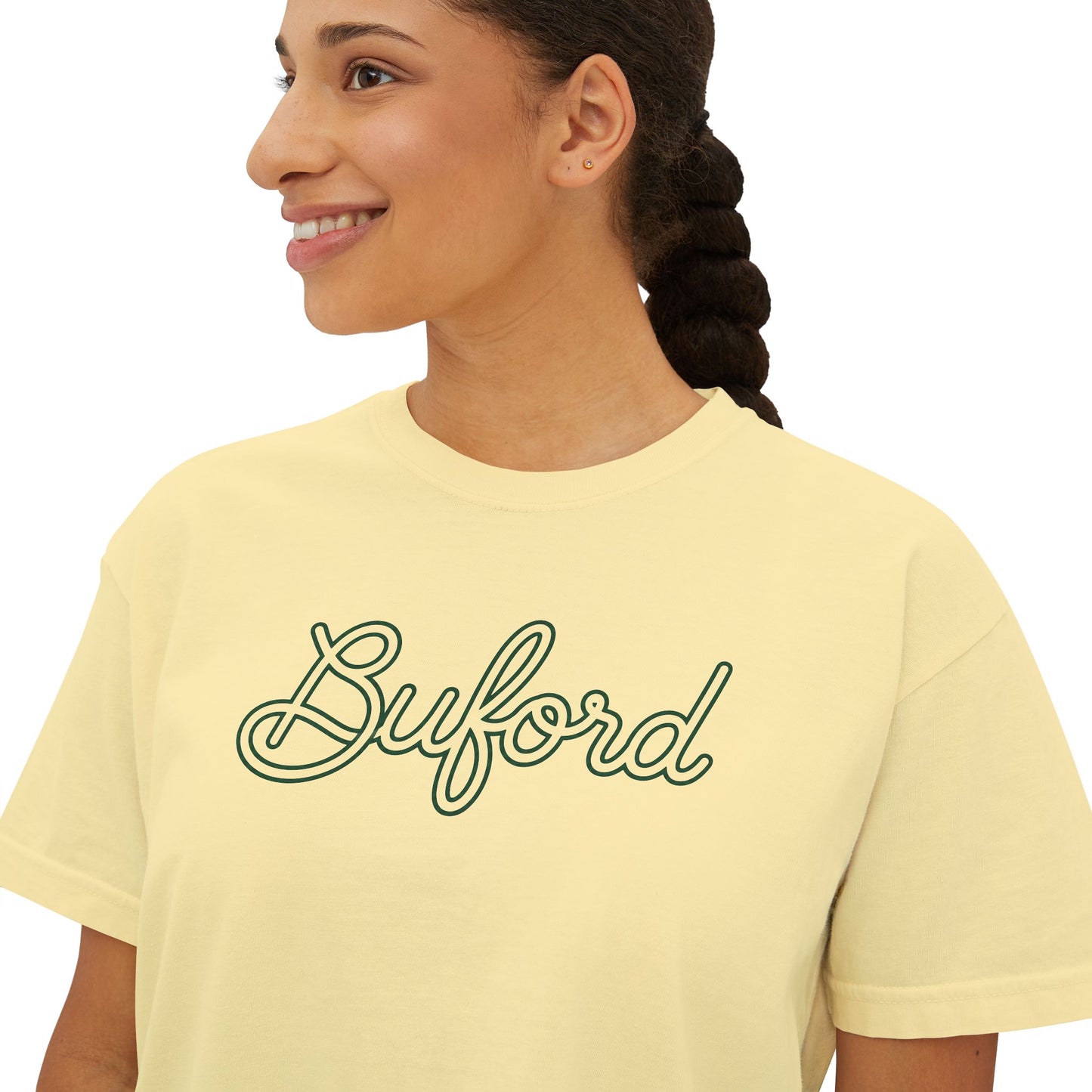 Buford New Script Boxy Tee
