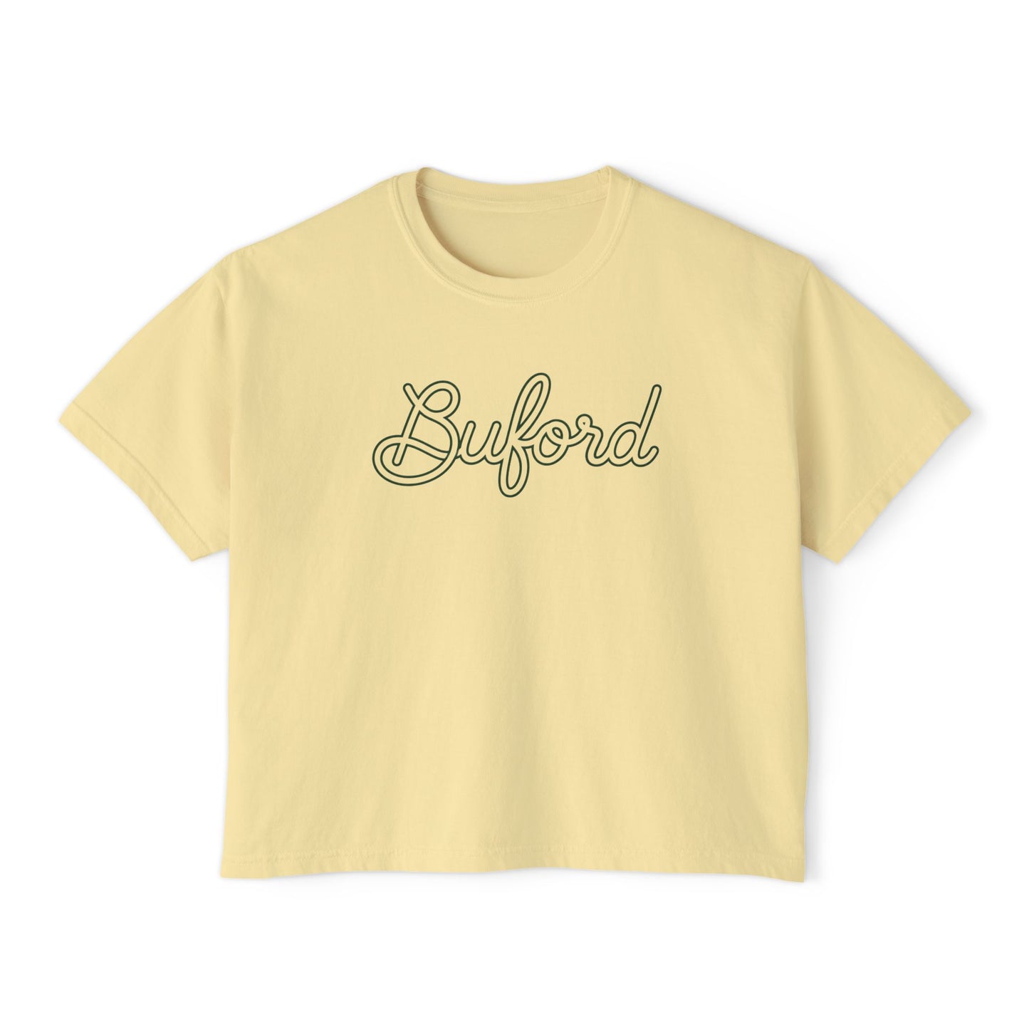Buford New Script Boxy Tee