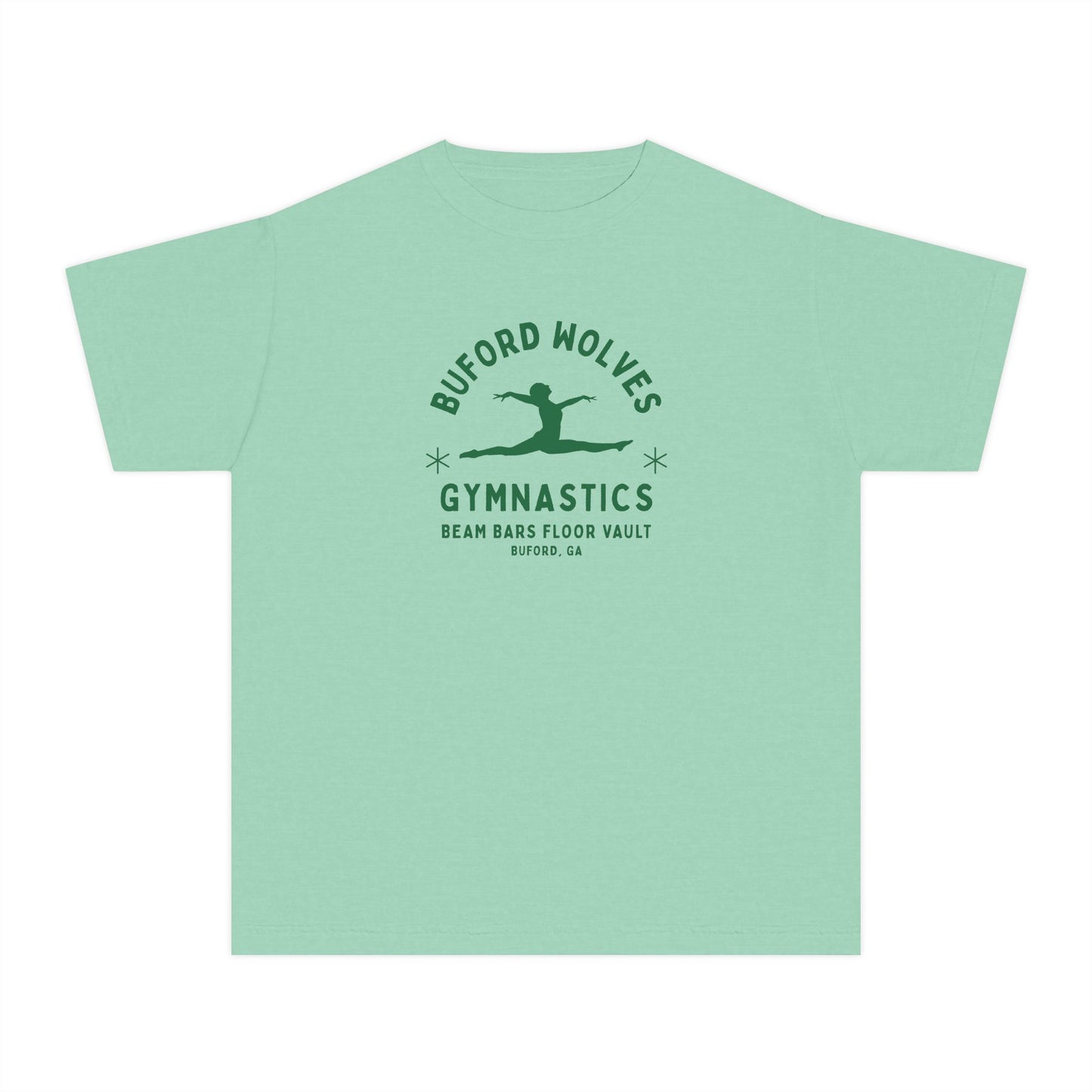 Buford Gymnastics Youth Comfort Colors Tee