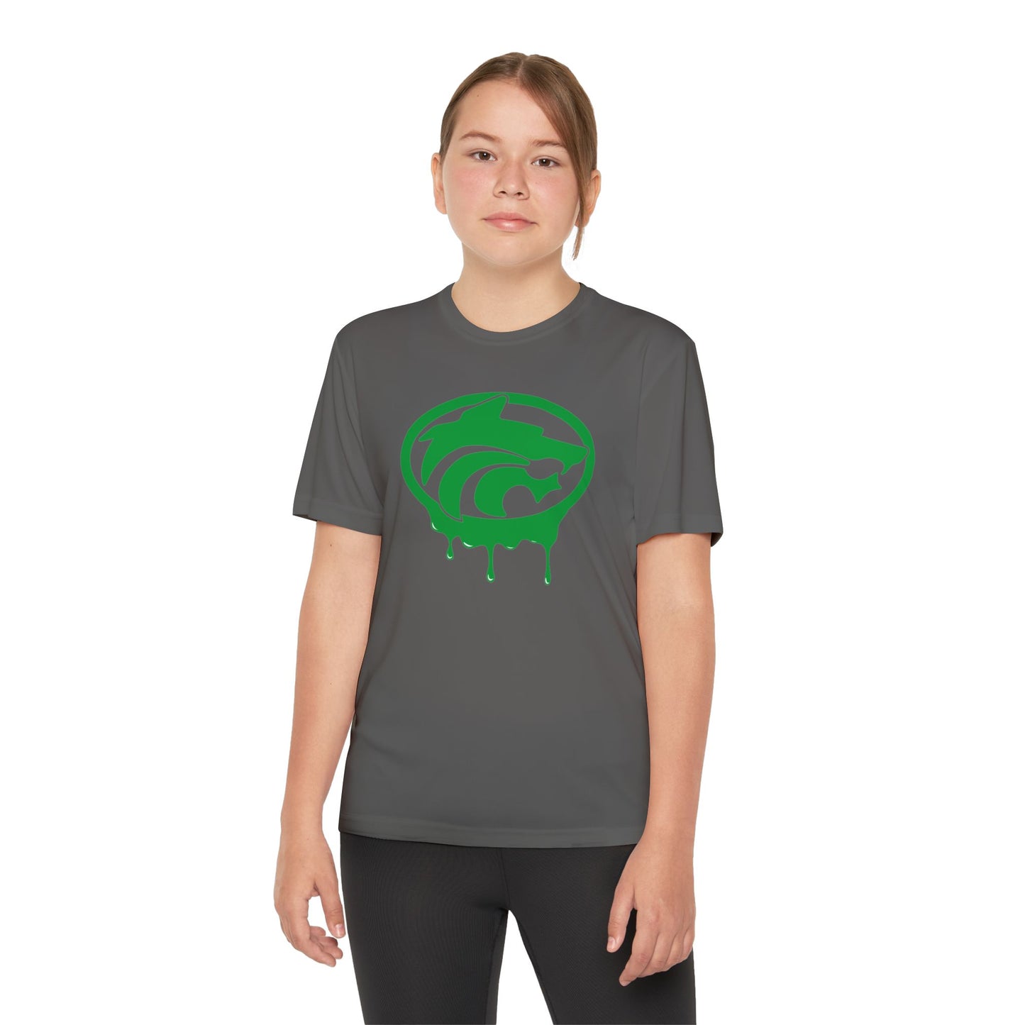 Wolf Drip Youth SportTek Tee