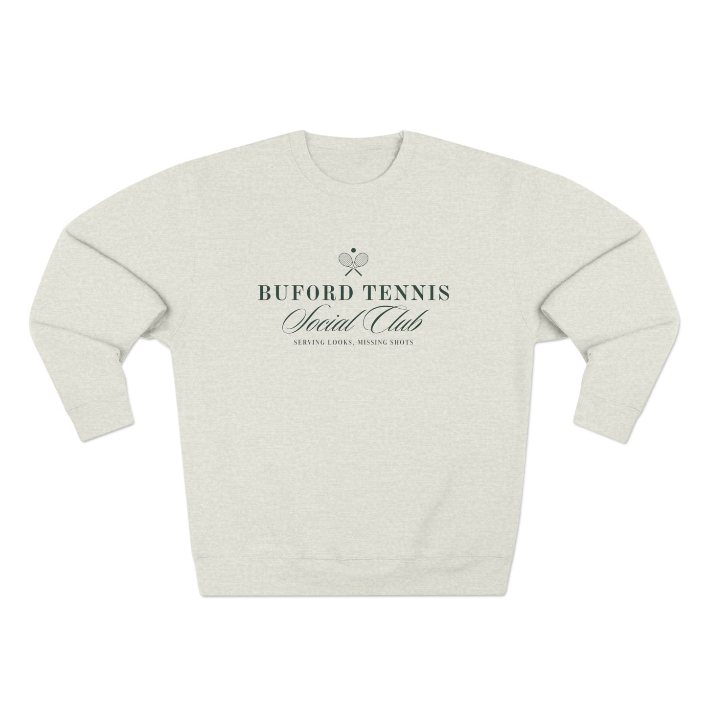 Buford Tennis Social Club Adult Crewneck Sweatshirt