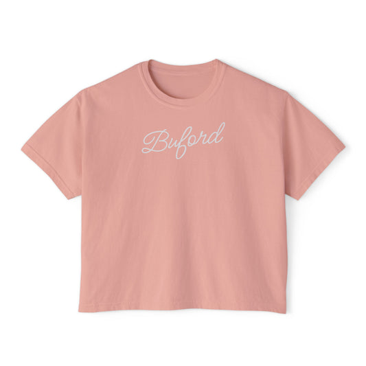 Buford Script Boxy Tee