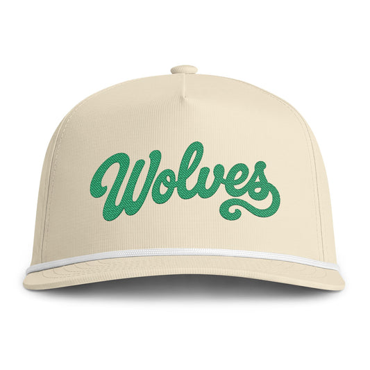 Wolves Rope Cap — Vintage Script Baseball Hat