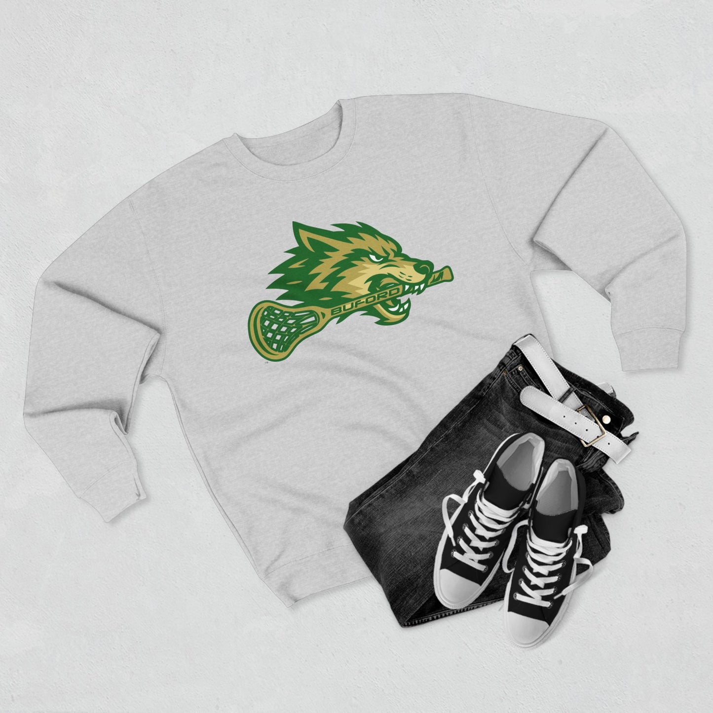 Wolf Lacrosse Crewneck Sweatshirt