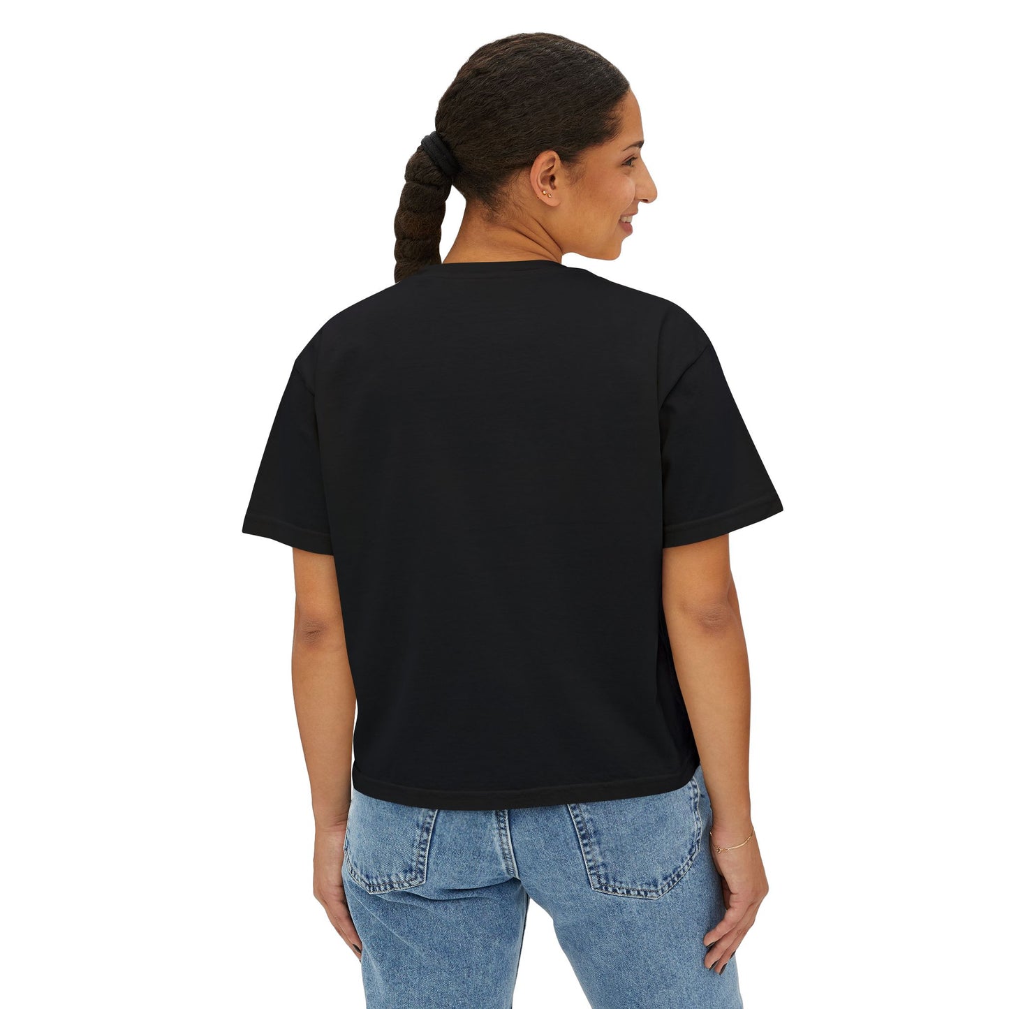 Retro Jaguars Script Women's Boxy Tee