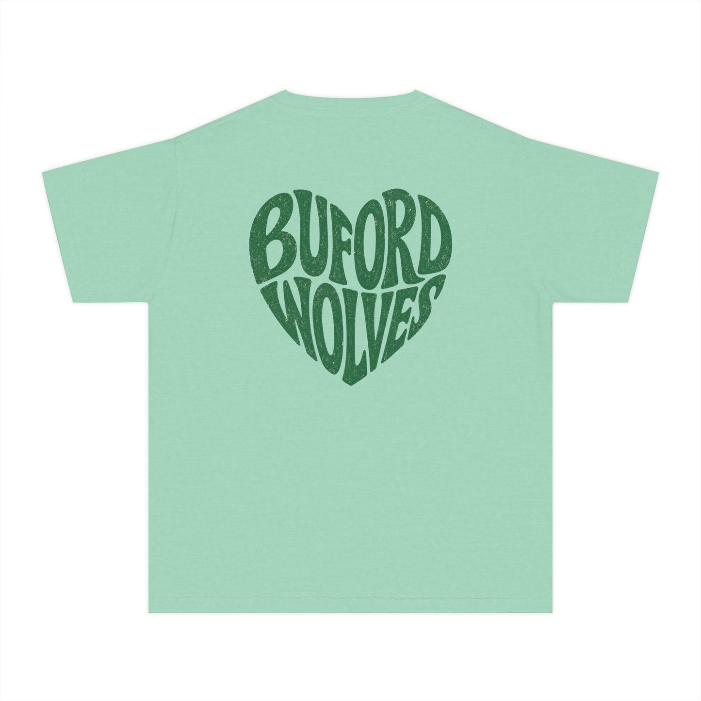 Buford Wolves Heart Youth Tee
