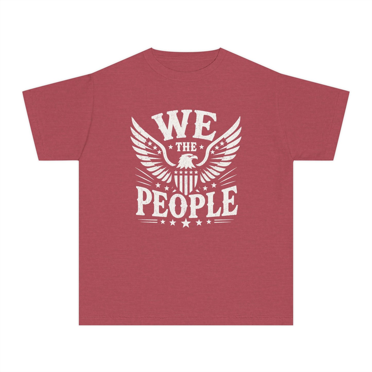 We The People Youth Tee — Patriotic Eagle Youth T-Shirt