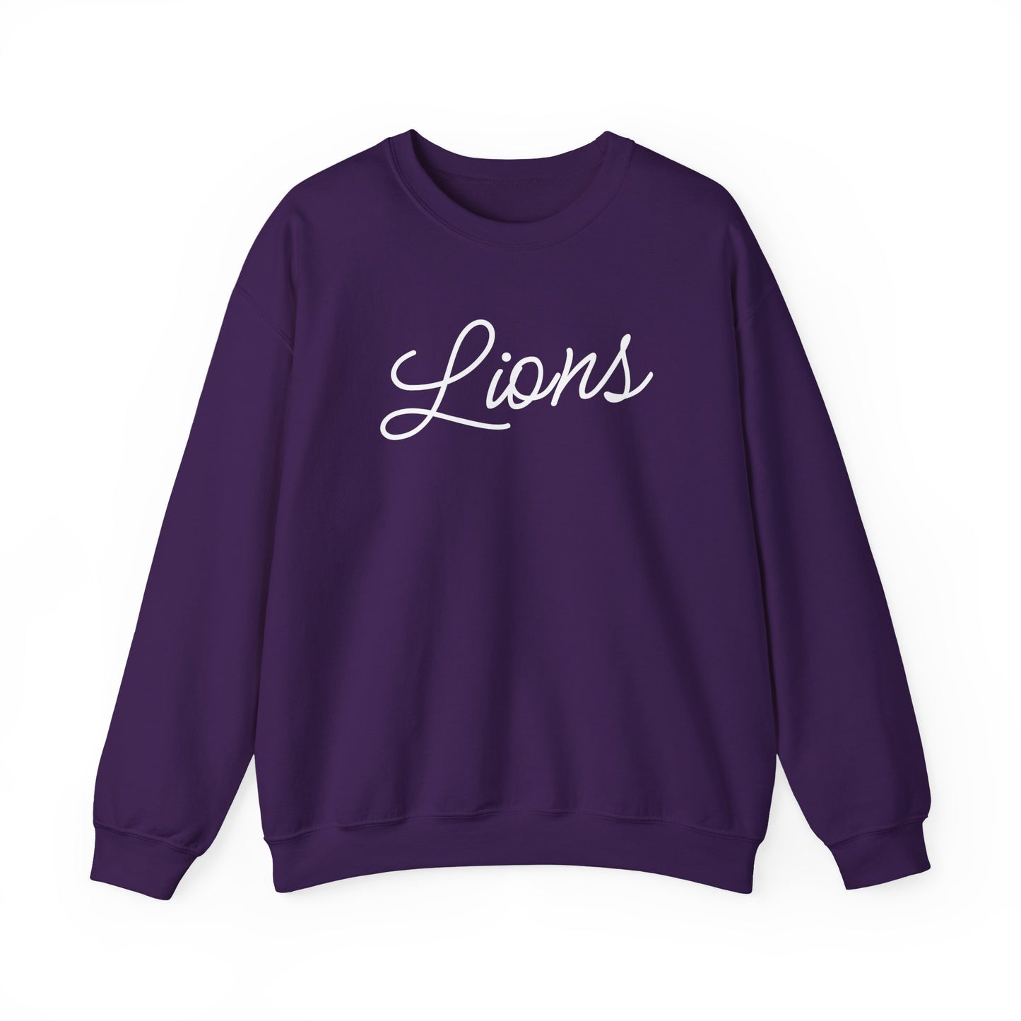 Lions Script Crewneck Sweatshirt