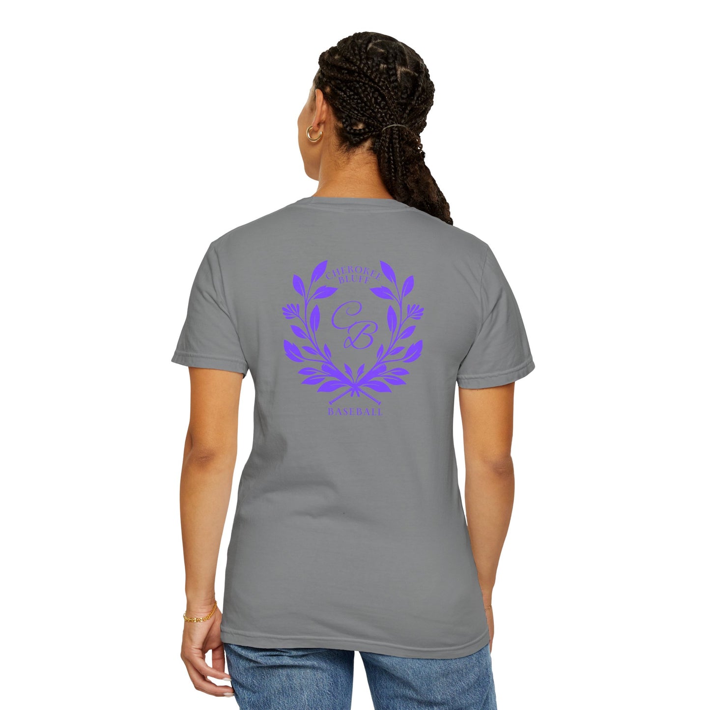 Cherokee Bluff Baseball Wreath Adult Tee