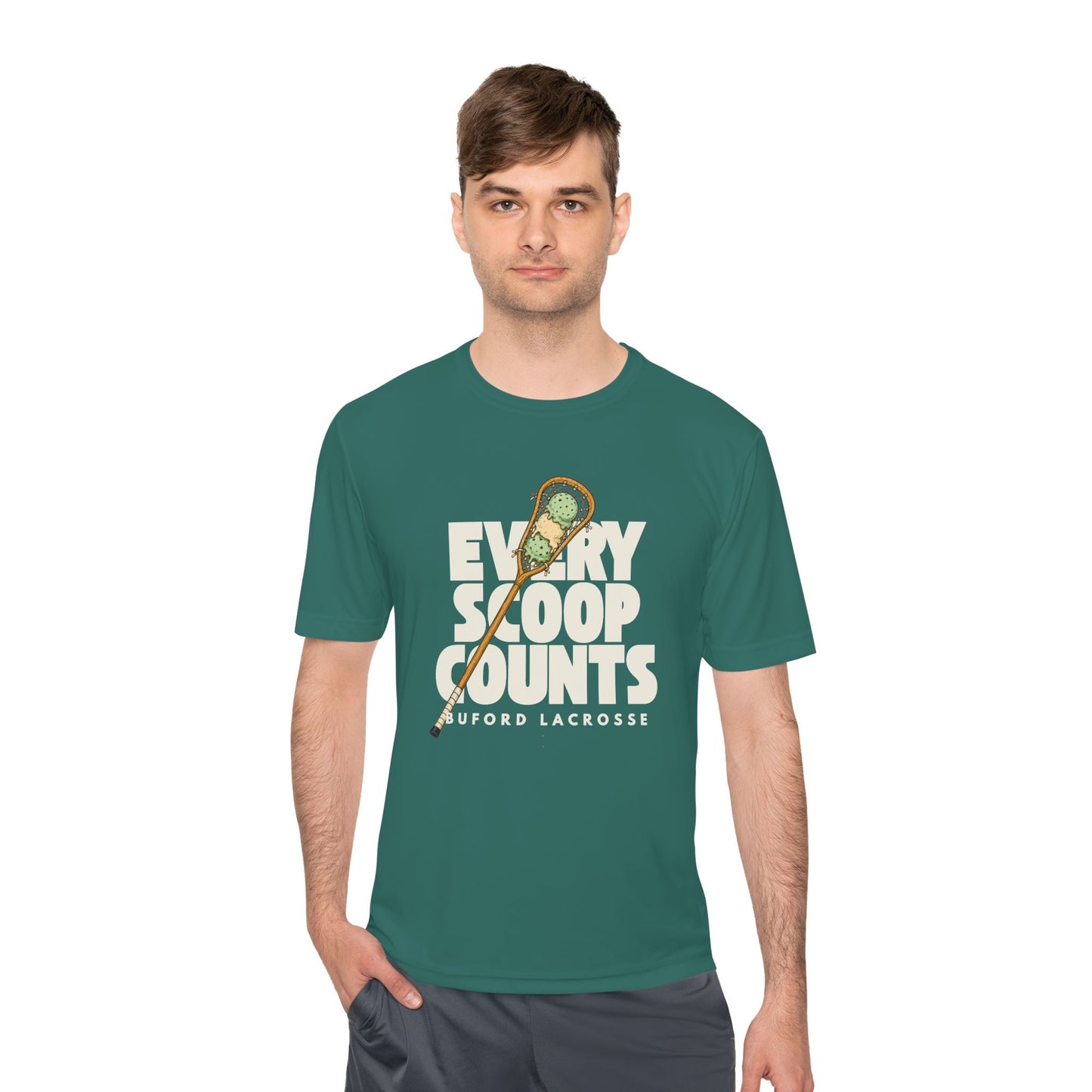 Lacrosse 'Every Scoop Counts' Moisture-Wicking Tee