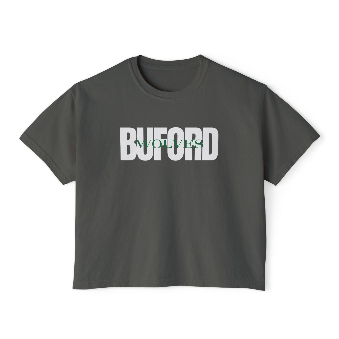 Buford Wolves Boxy Overlay Tee