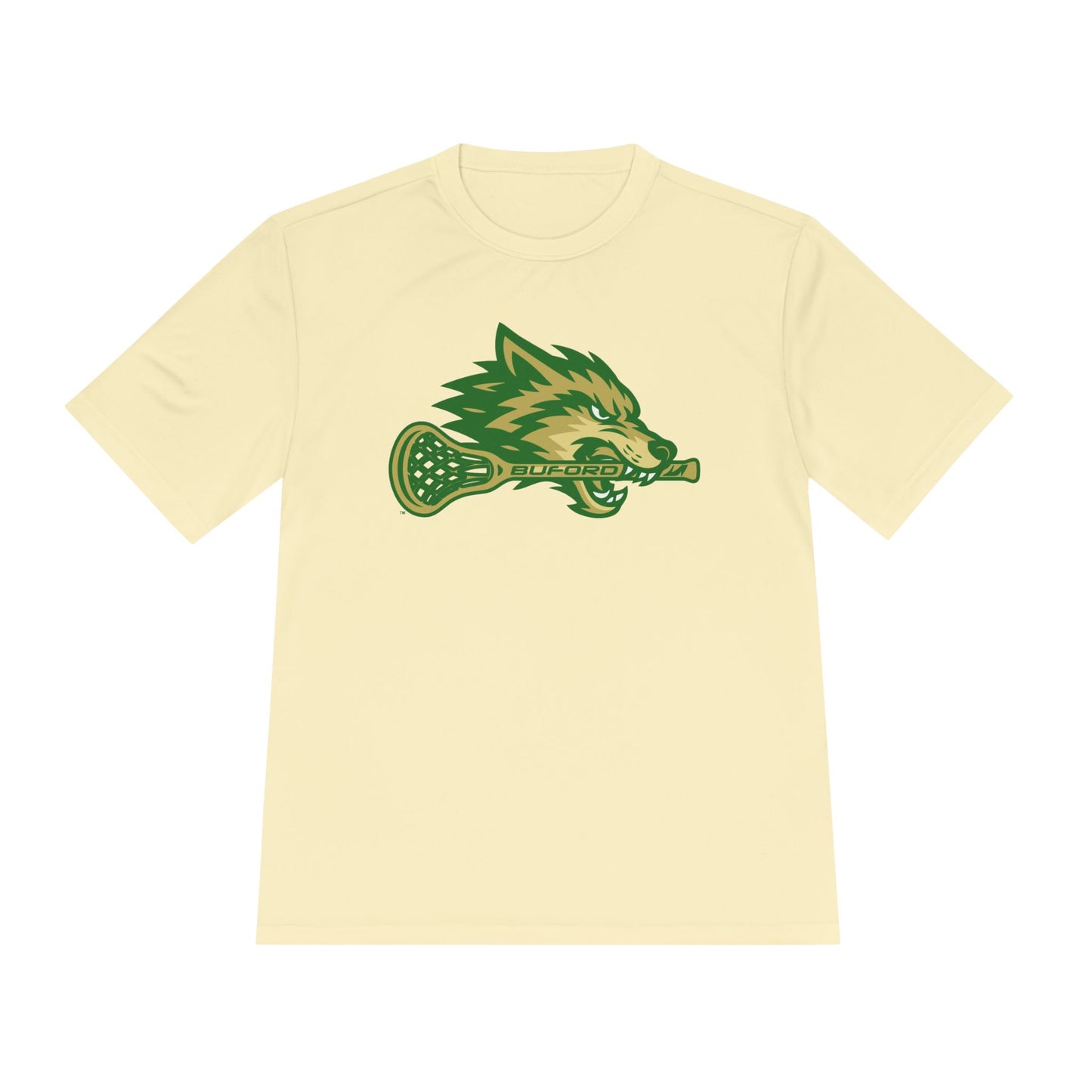 Lacrosse Wolf Adult Sport Tek Tee