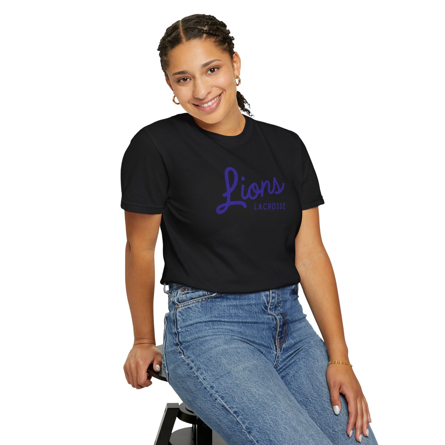 Lions Lacrosse Unisex Garment-Dyed T-Shirt