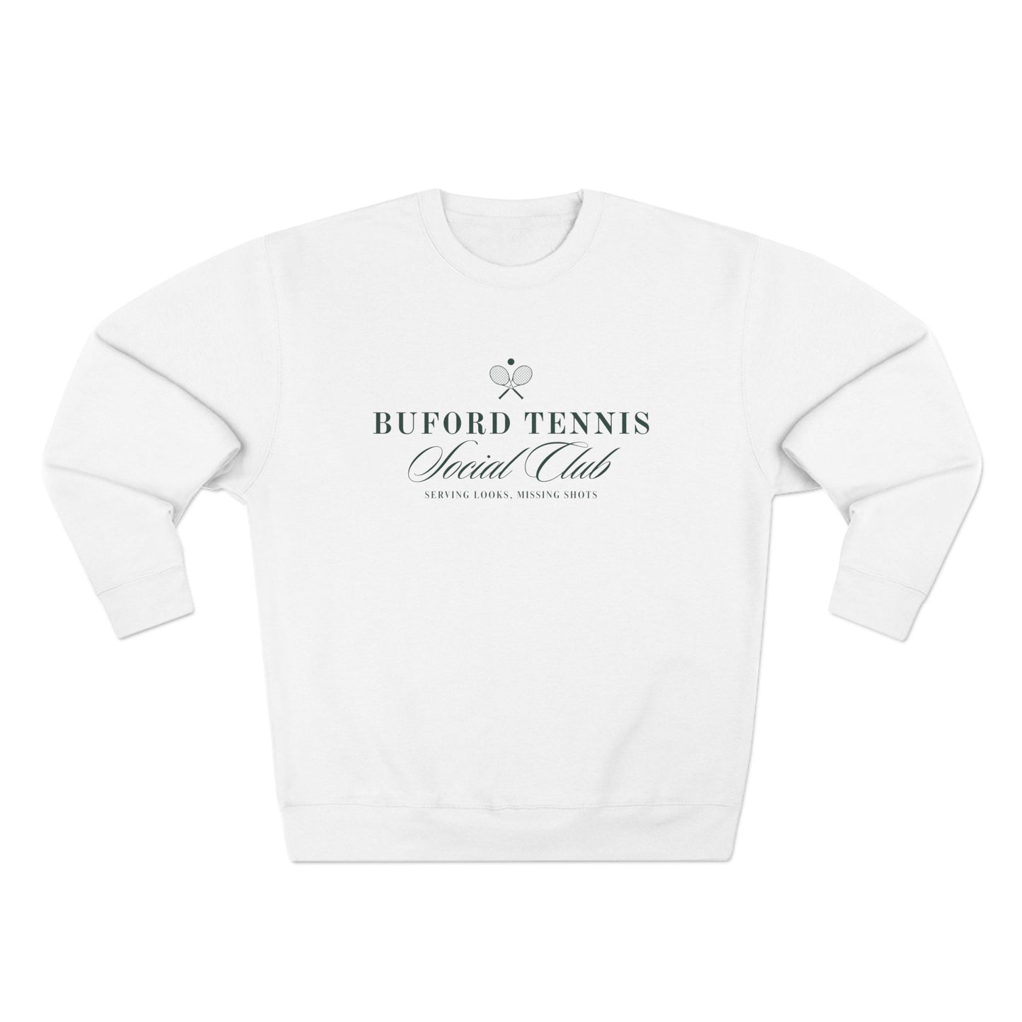 Buford Tennis Social Club Adult Crewneck Sweatshirt
