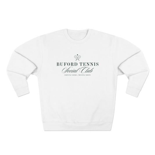 Buford Tennis Social Club Adult Crewneck Sweatshirt