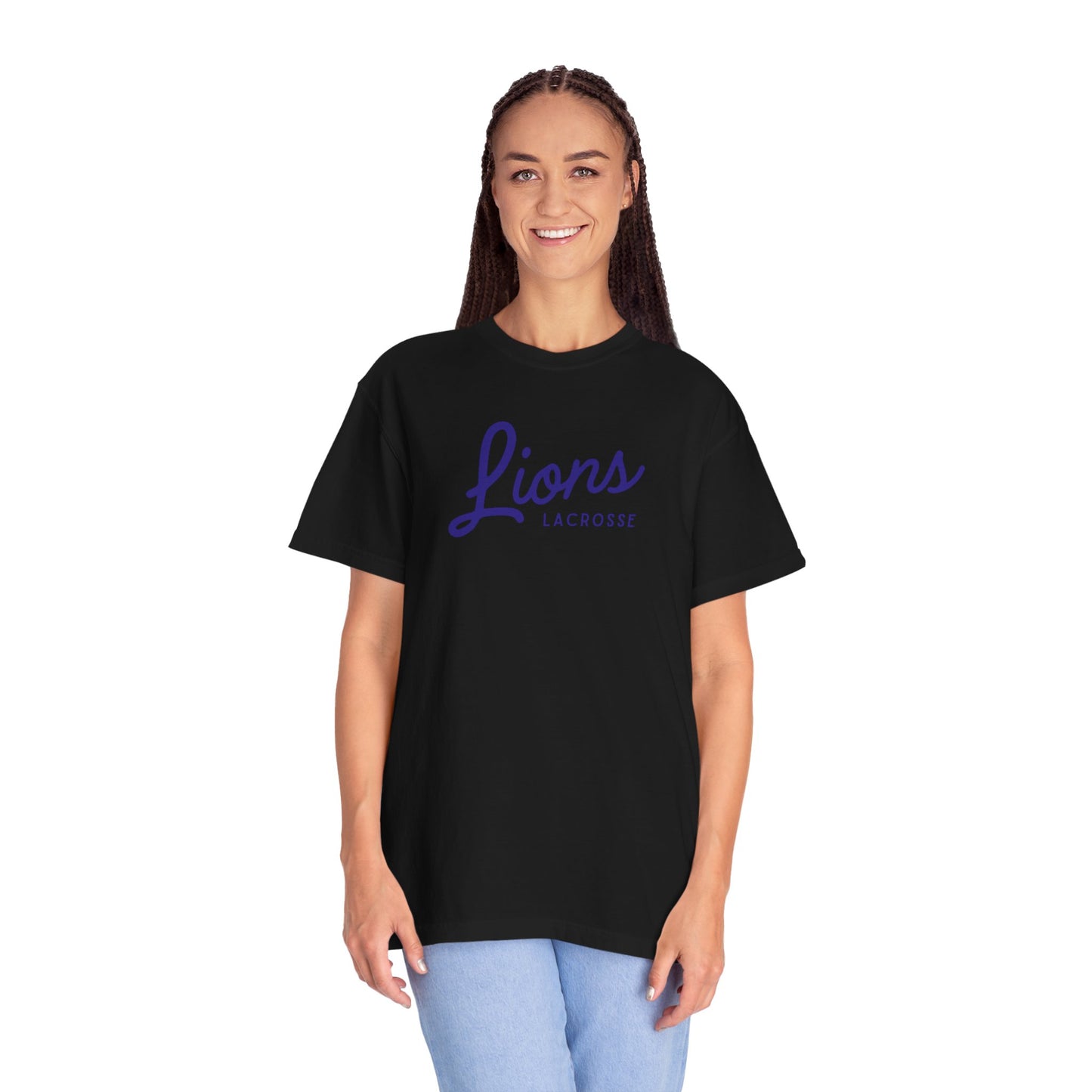 Lions Lacrosse Unisex Garment-Dyed T-Shirt