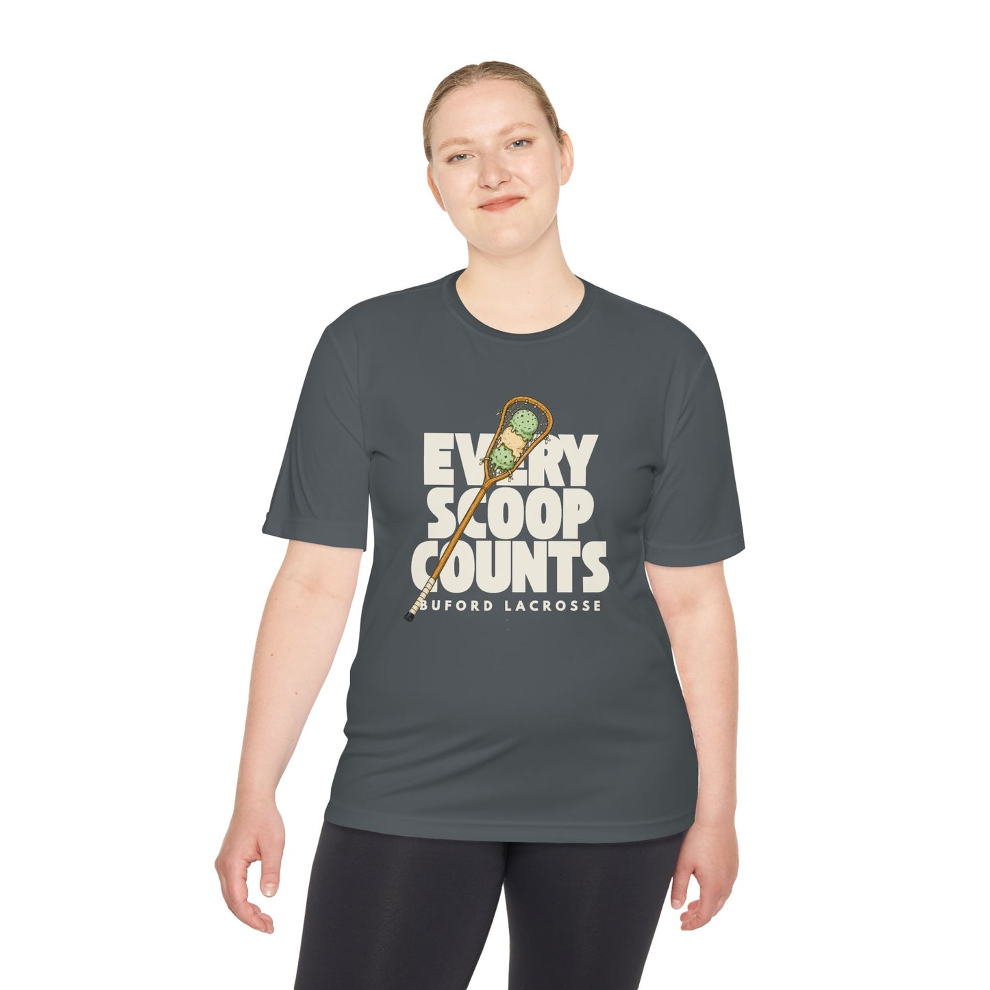Lacrosse 'Every Scoop Counts' Moisture-Wicking Tee