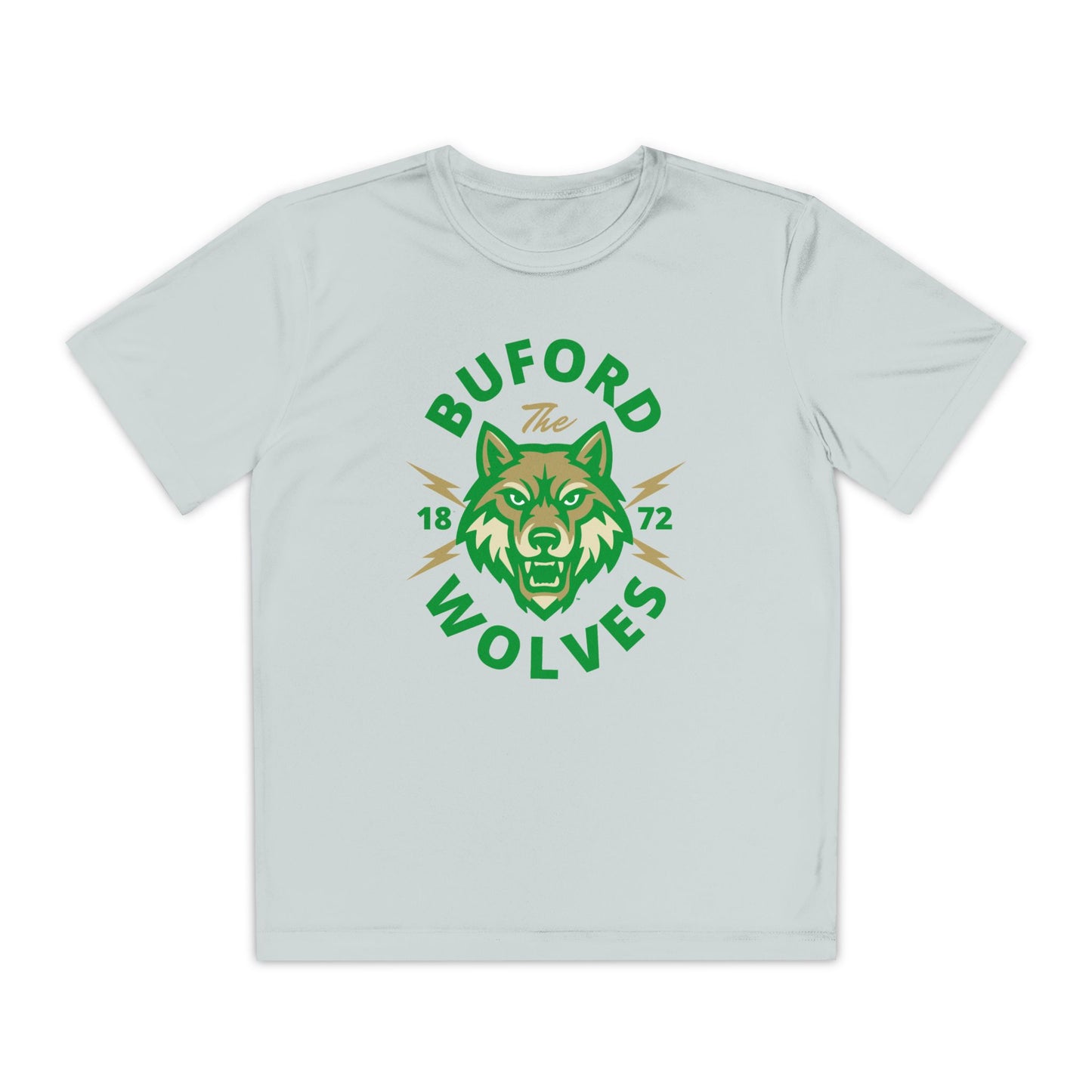Youth Competitor Tee - Buford Wolves T-Shirt for Champs, Team Spirit Wear, Sports Events, School Pride, Gift for Young Athletes