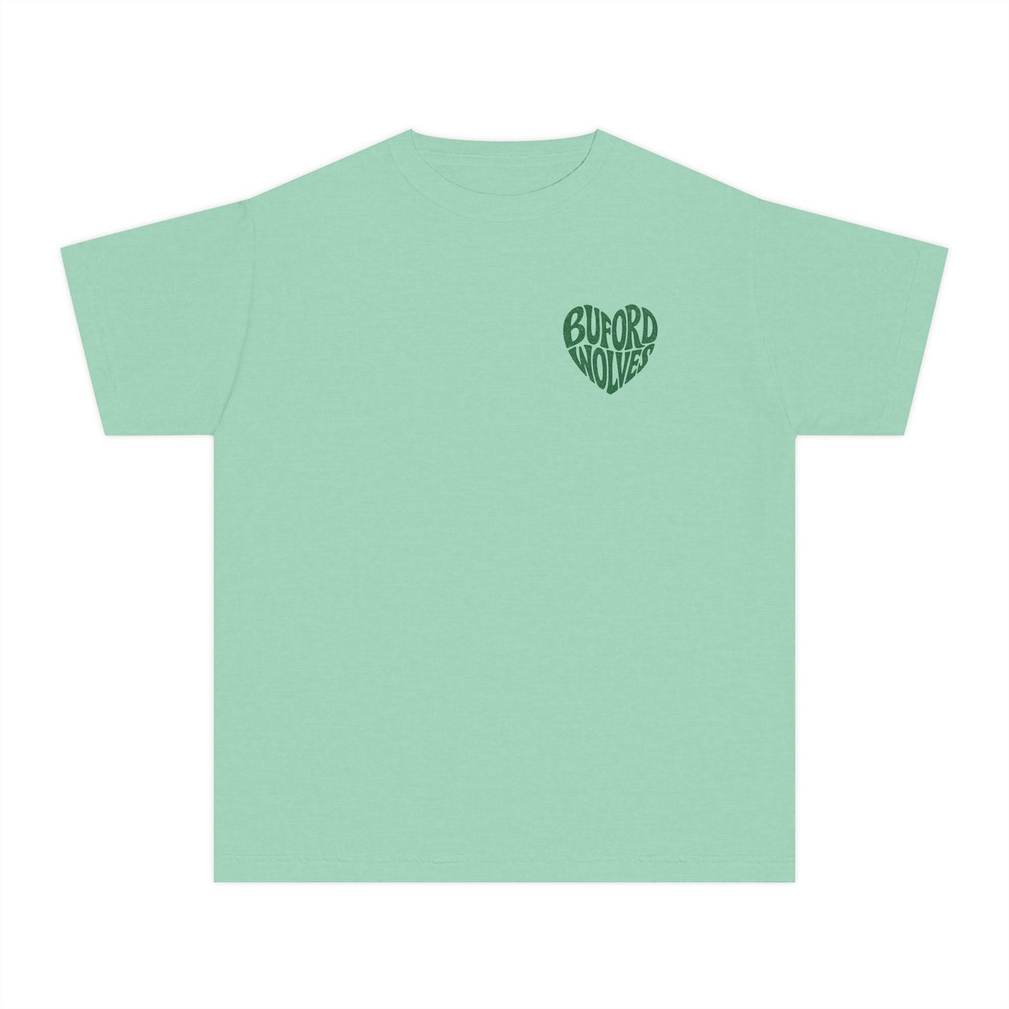 Buford Wolves Heart Youth Tee