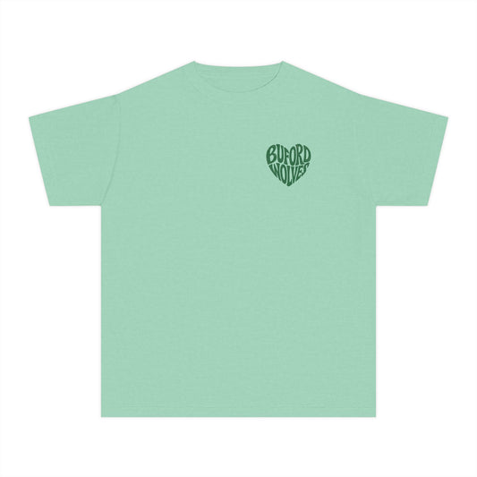 Buford Wolves Heart Youth Tee
