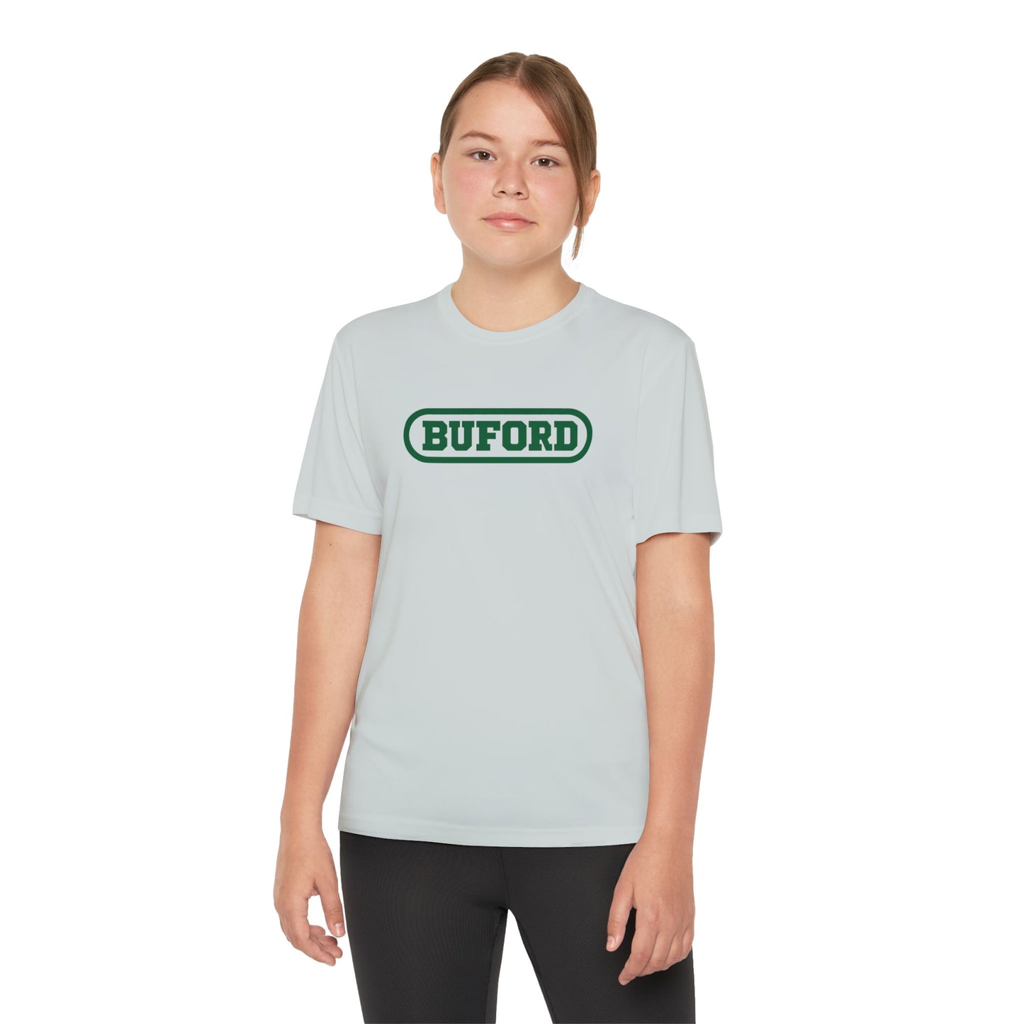 Buford Youth Tee — Retro Athletic Logo Kids Shirt