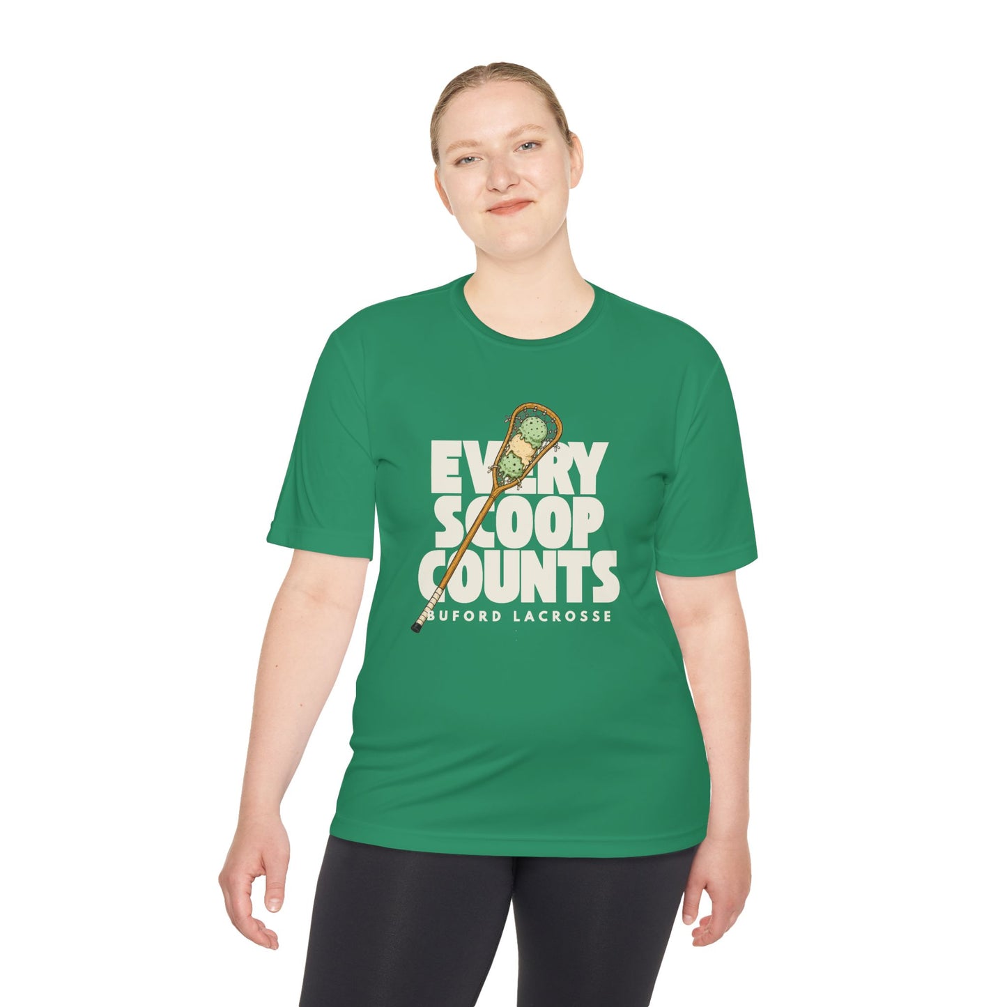 Lacrosse 'Every Scoop Counts' Moisture-Wicking Tee